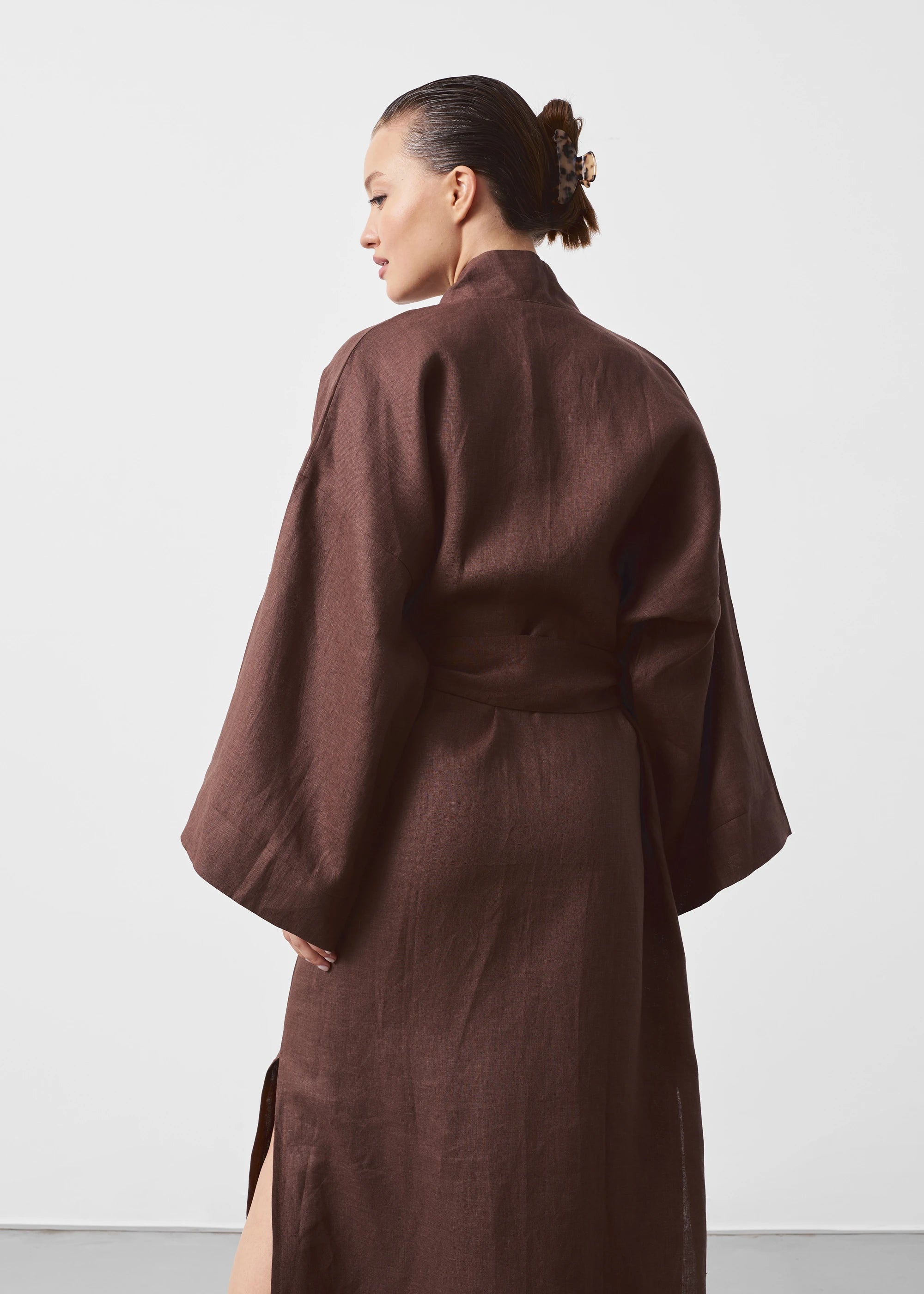 LINEN KIMONO MAXI