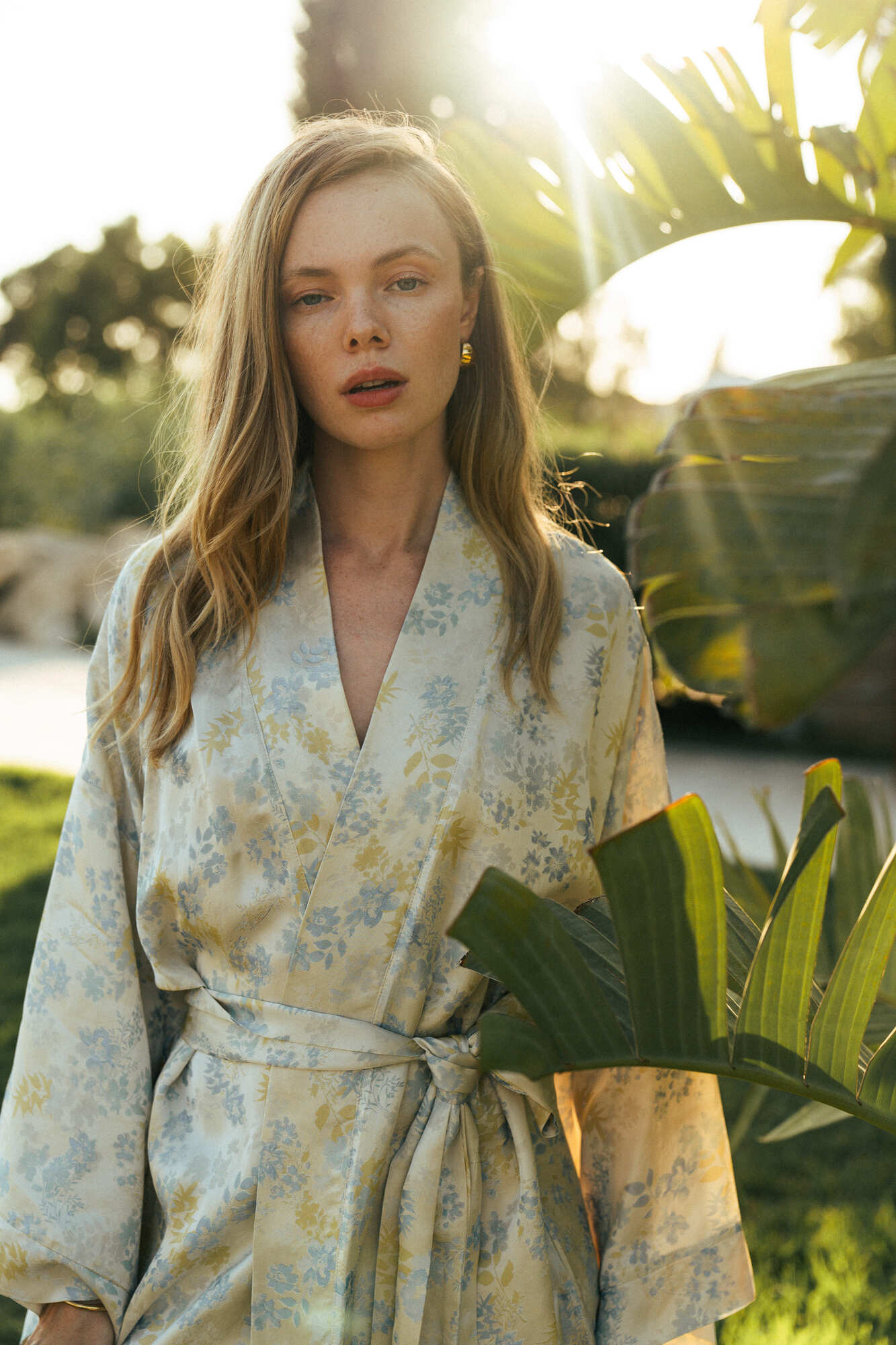 CHINESE STYLE KIMONO WITH PATTERN MINI