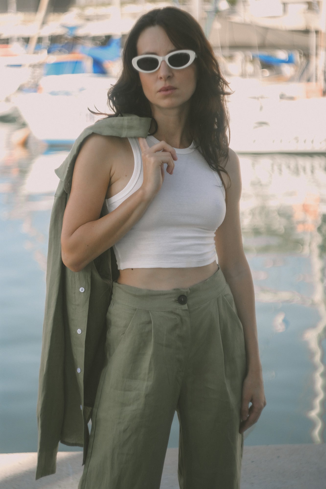 CLASSIC LINEN TROUSERS