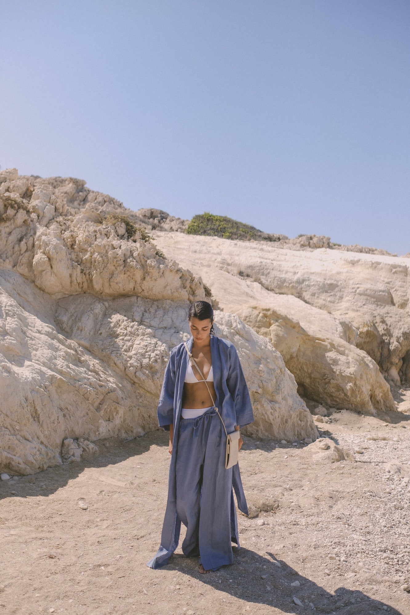 LINEN KIMONO MAXI