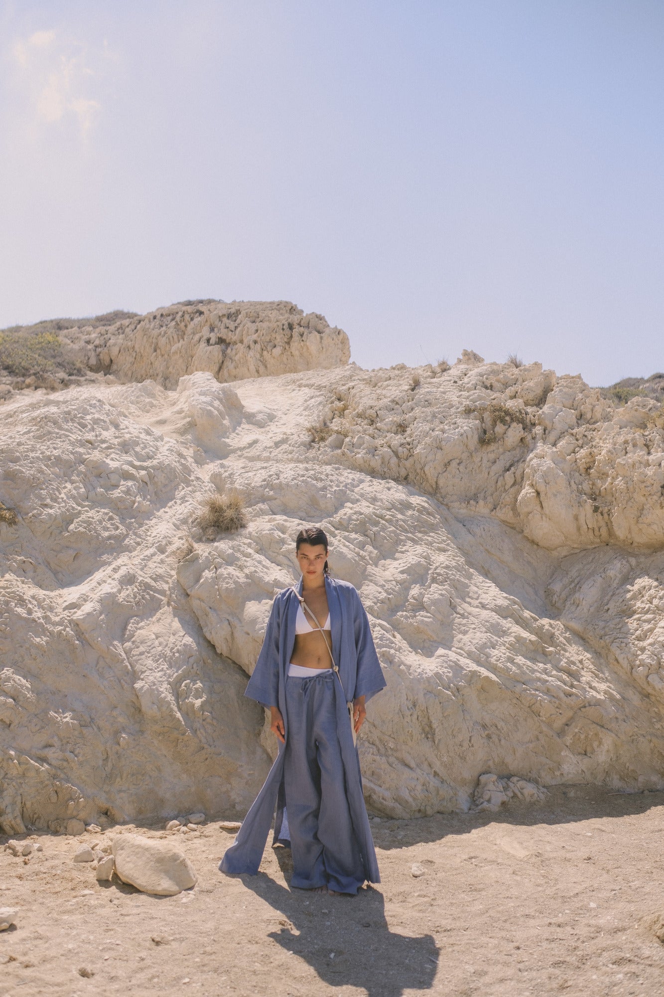 LINEN KIMONO MAXI