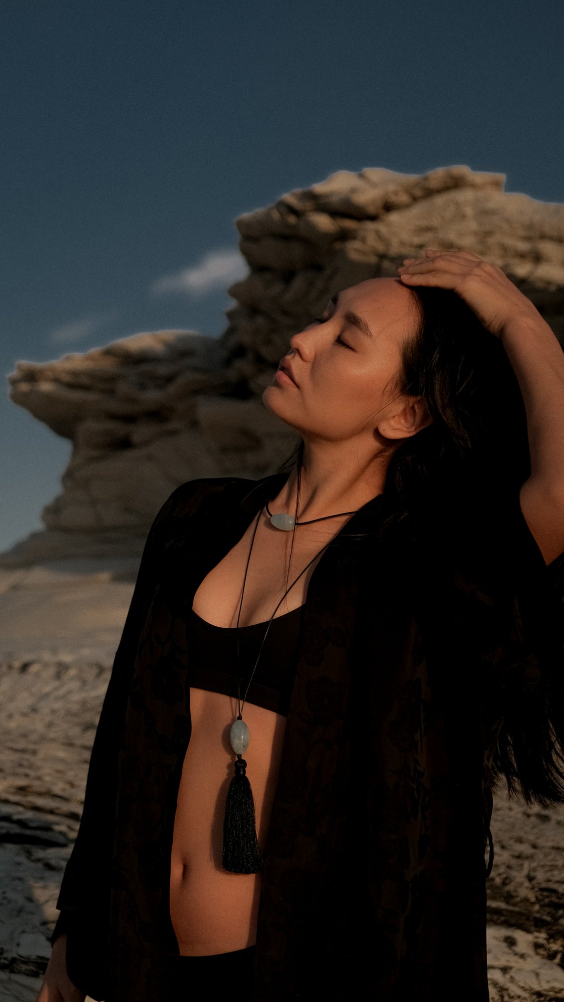 CHINESE STYLE KIMONO WITH PATTERN MINI