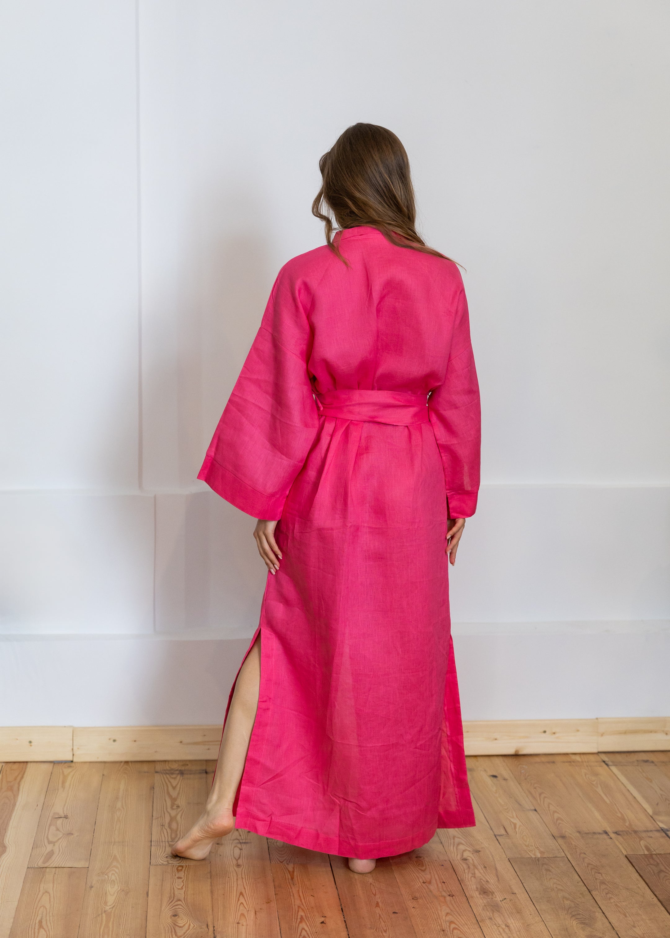 LINEN KIMONO MAXI