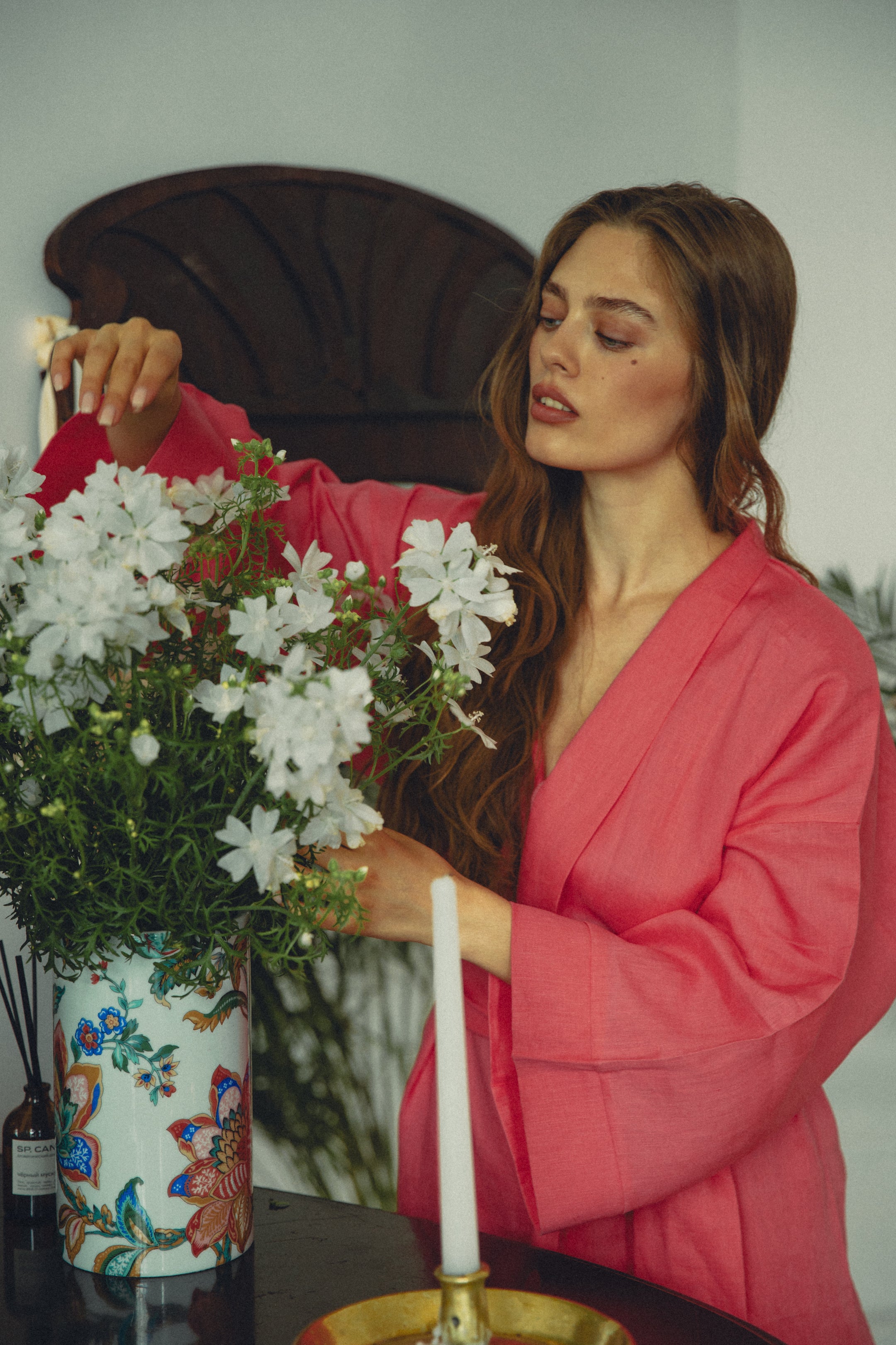 LINEN KIMONO MAXI