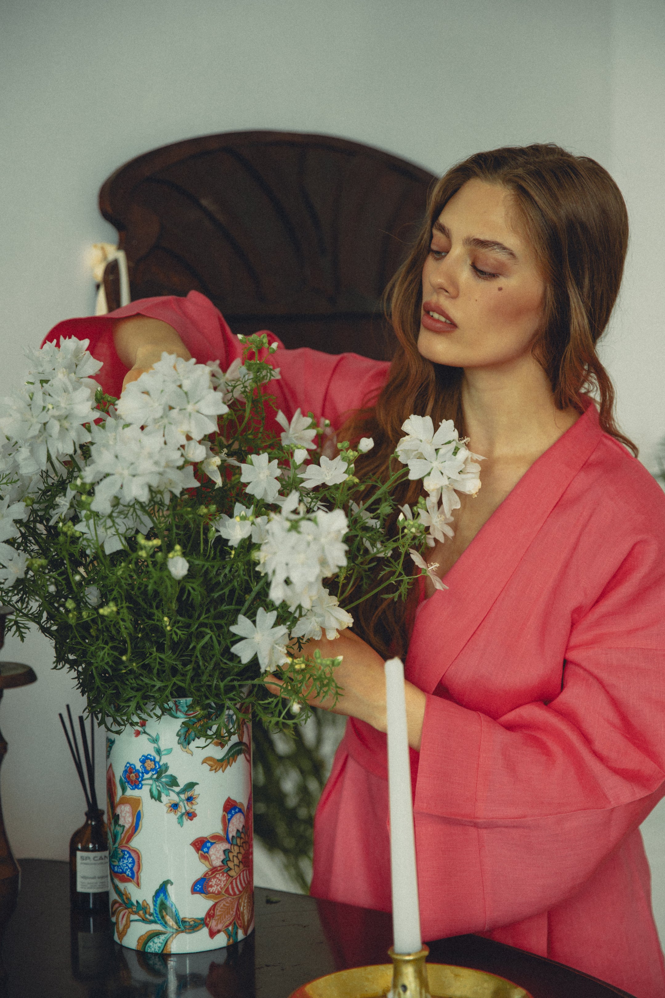 LINEN KIMONO MAXI