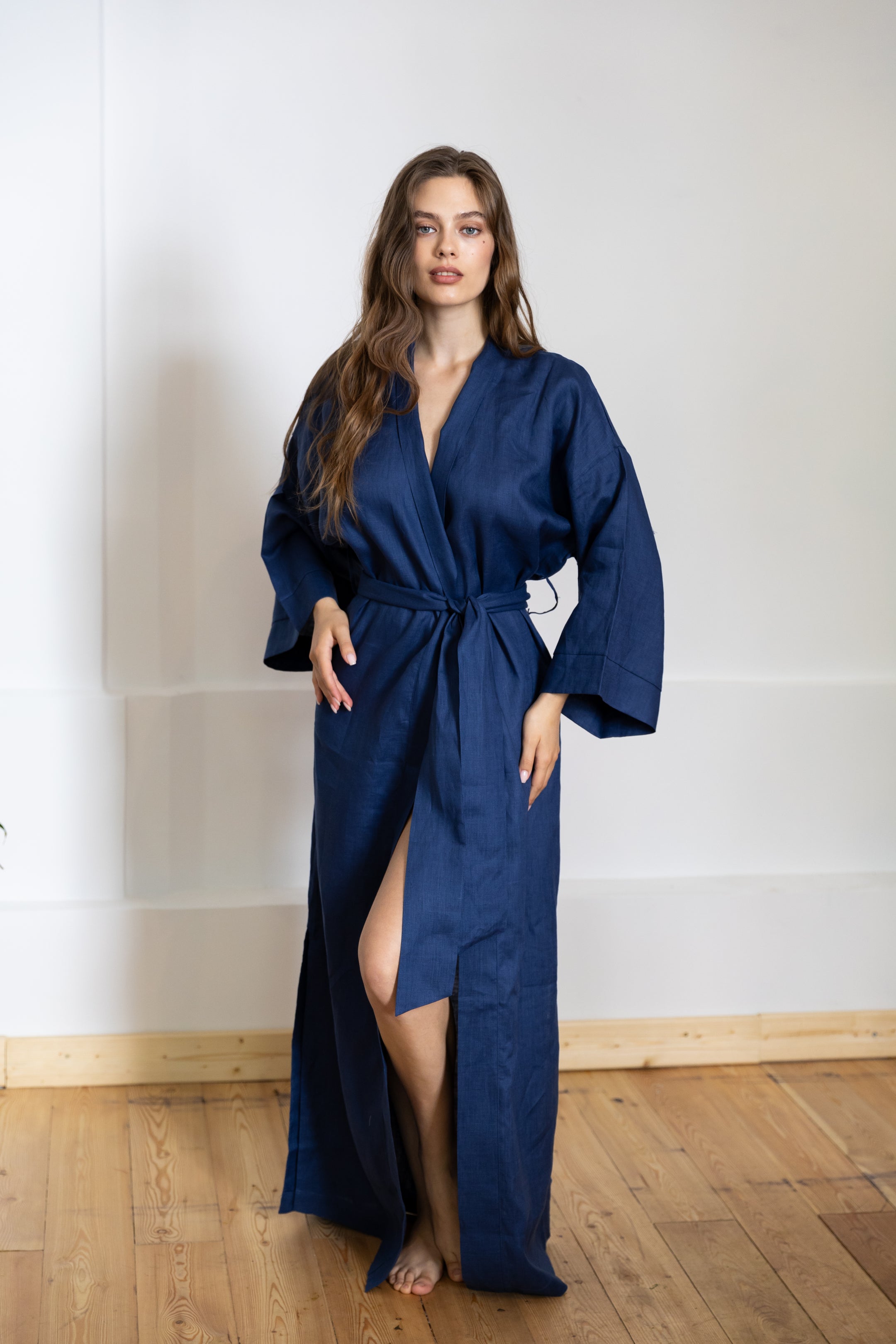 LINEN KIMONO MAXI