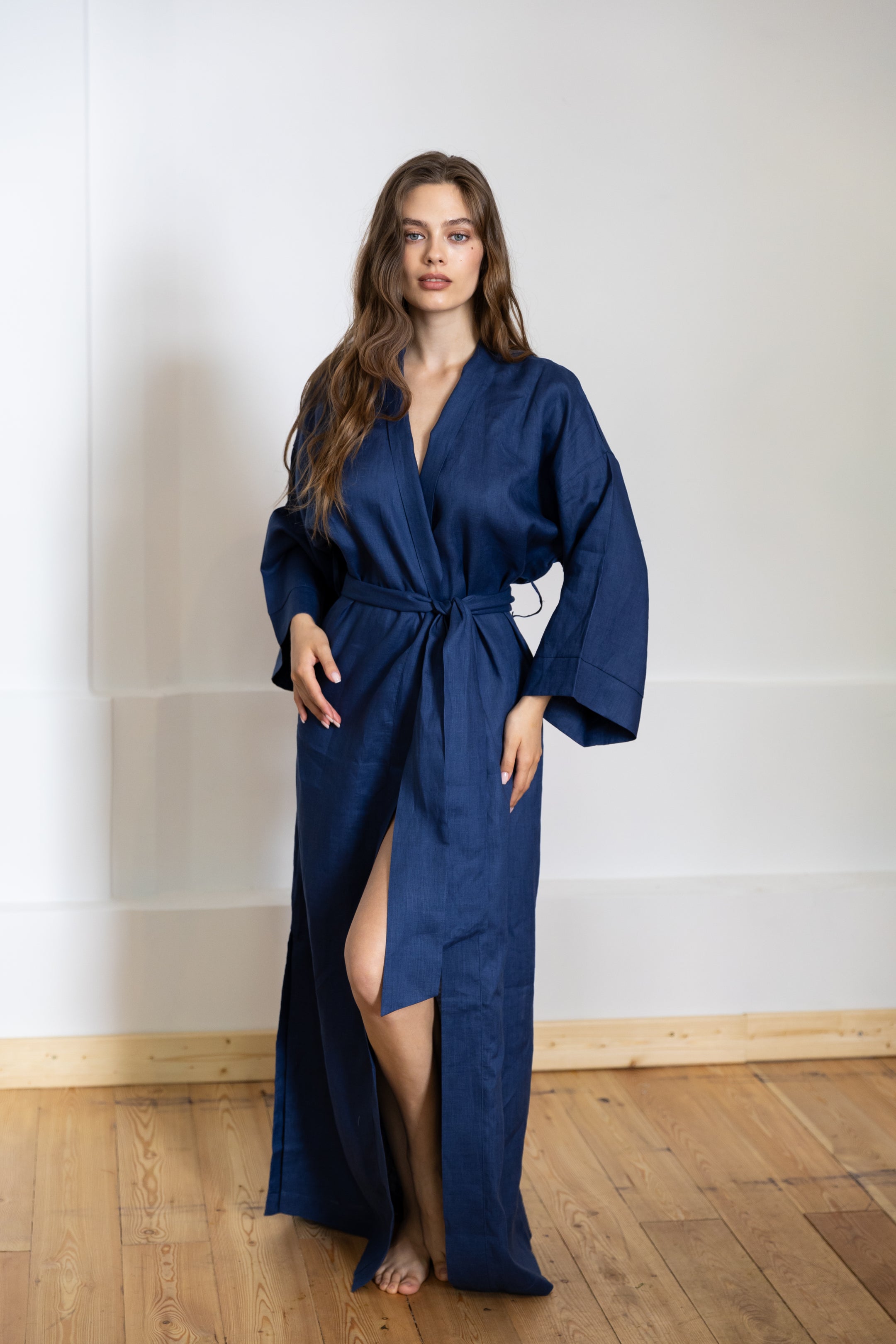 LINEN KIMONO MAXI