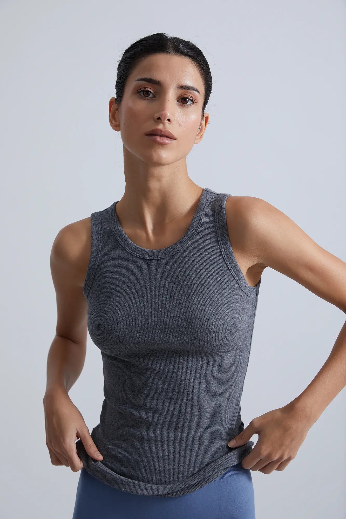 RIBBED T-SHIRT
