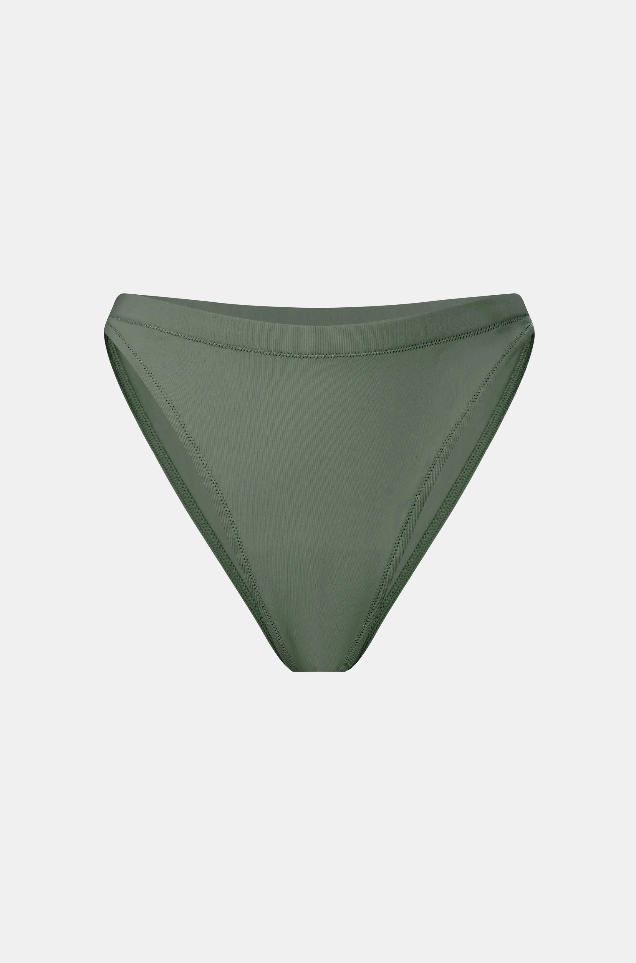 HIGH WAIST BIKINI BOTTOMS WITH ELASTIC