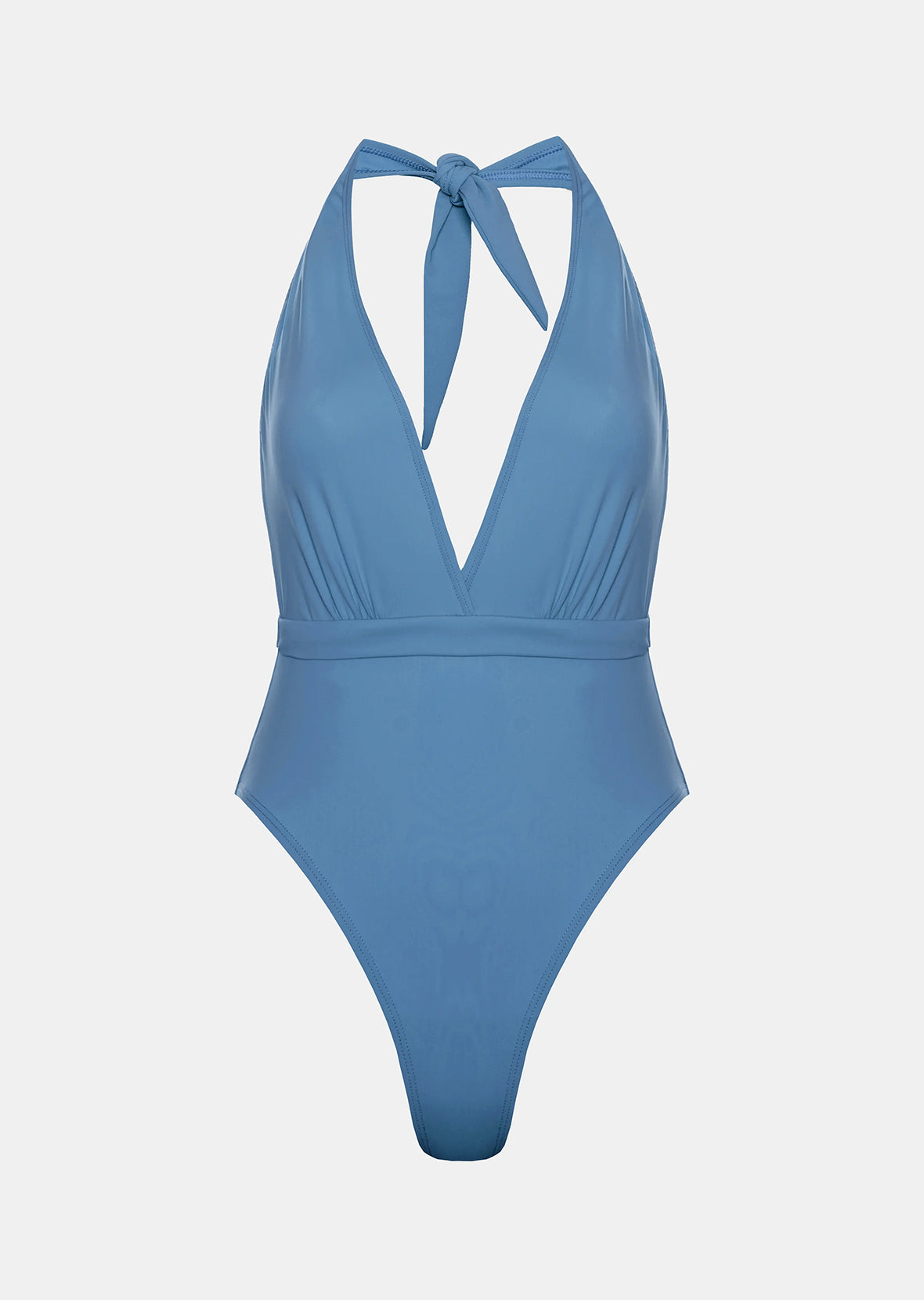 DEEP V-NECK ONE-PIECE SWIMSUIT