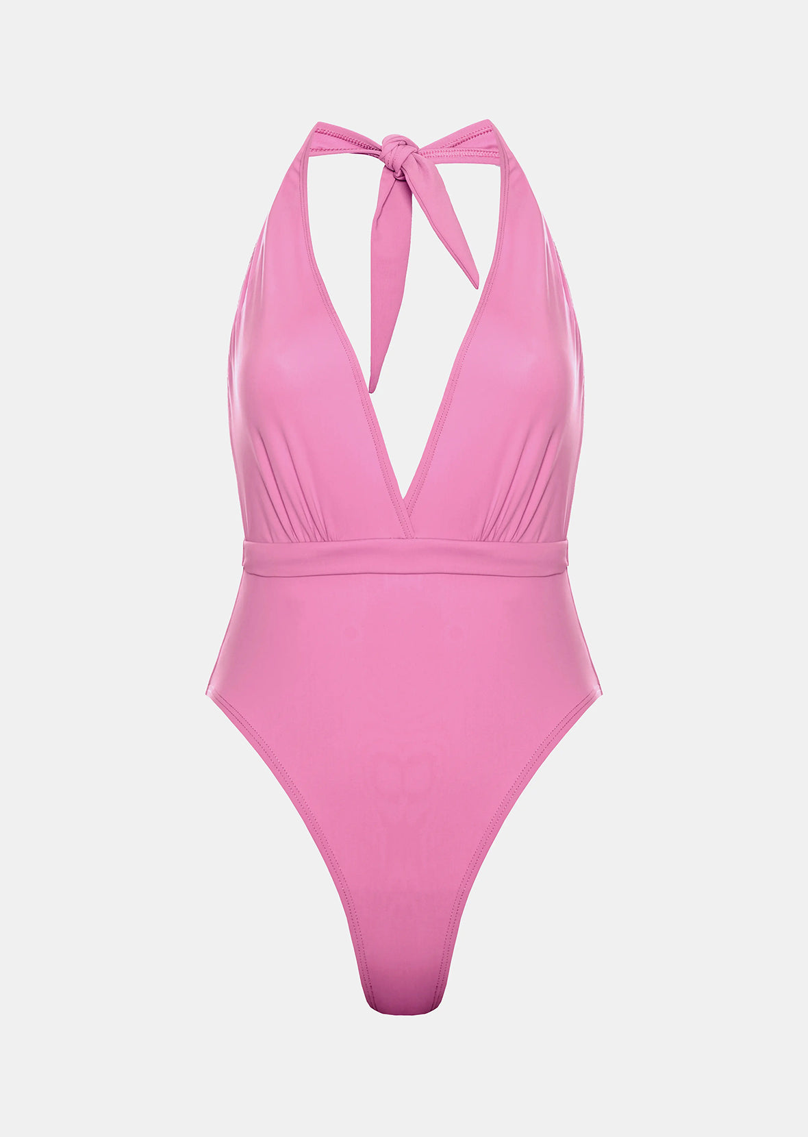 DEEP V-NECK ONE-PIECE SWIMSUIT