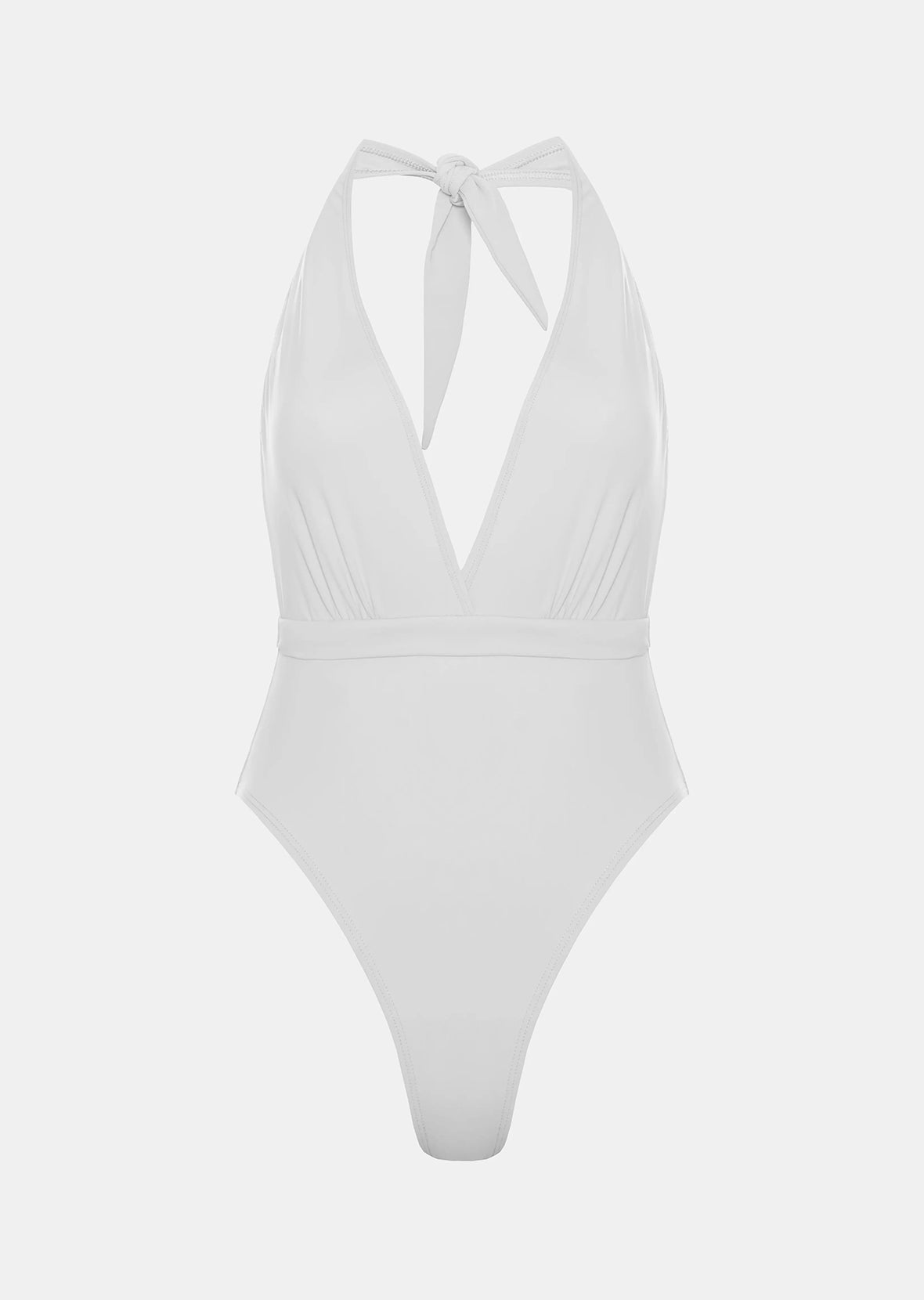 DEEP V-NECK ONE-PIECE SWIMSUIT