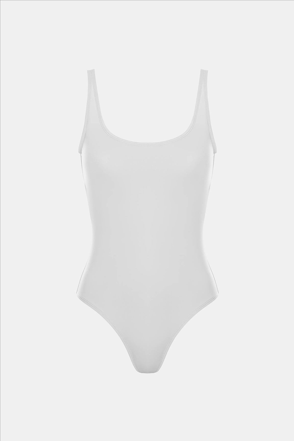 WIDE STRAPS ONE-PIECE SWIMSUIT