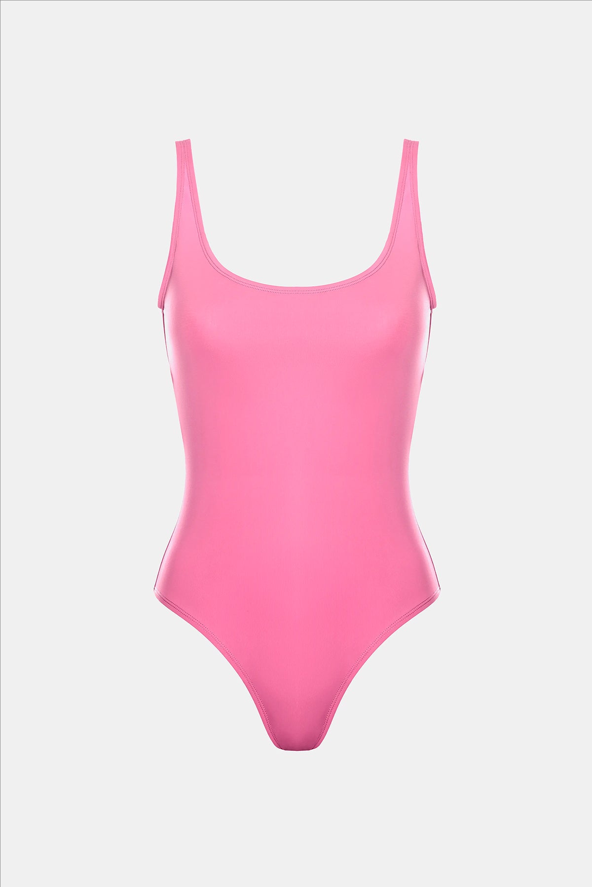 WIDE STRAPS ONE-PIECE SWIMSUIT