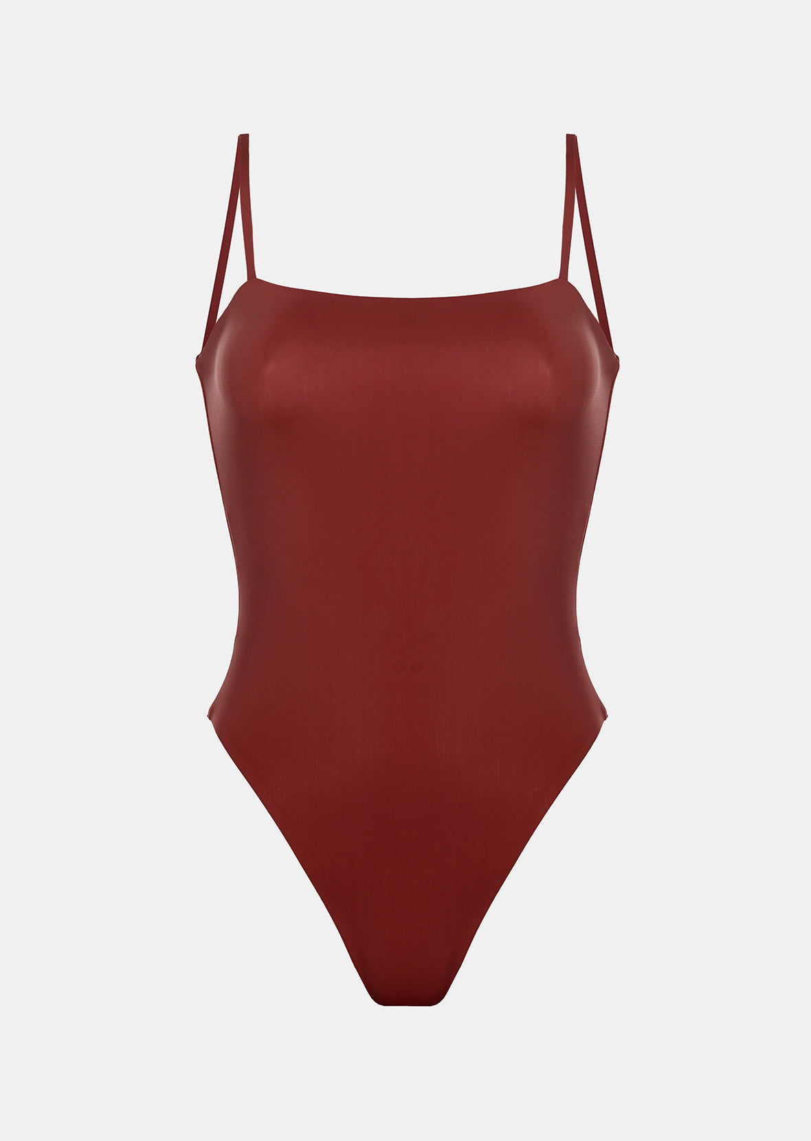 THIN STRAPS ONE-PIECE SWIMSUIT