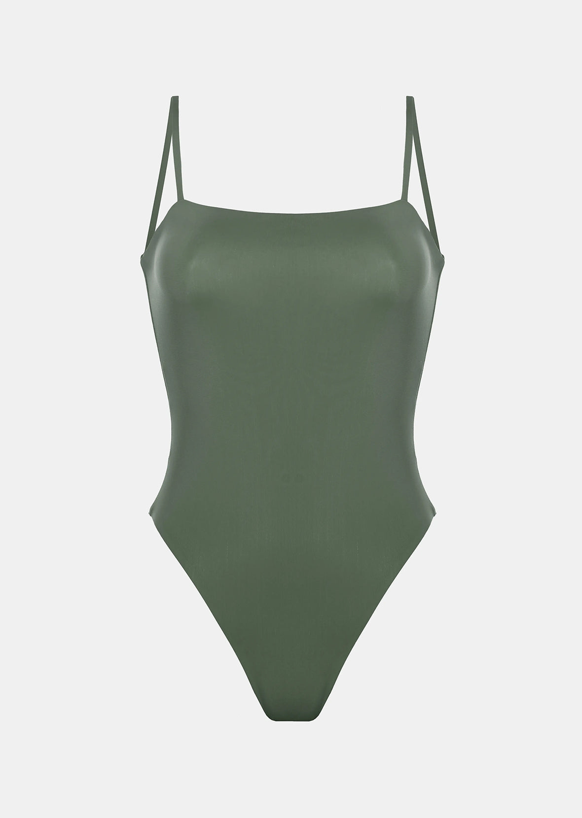 THIN STRAPS ONE-PIECE SWIMSUIT