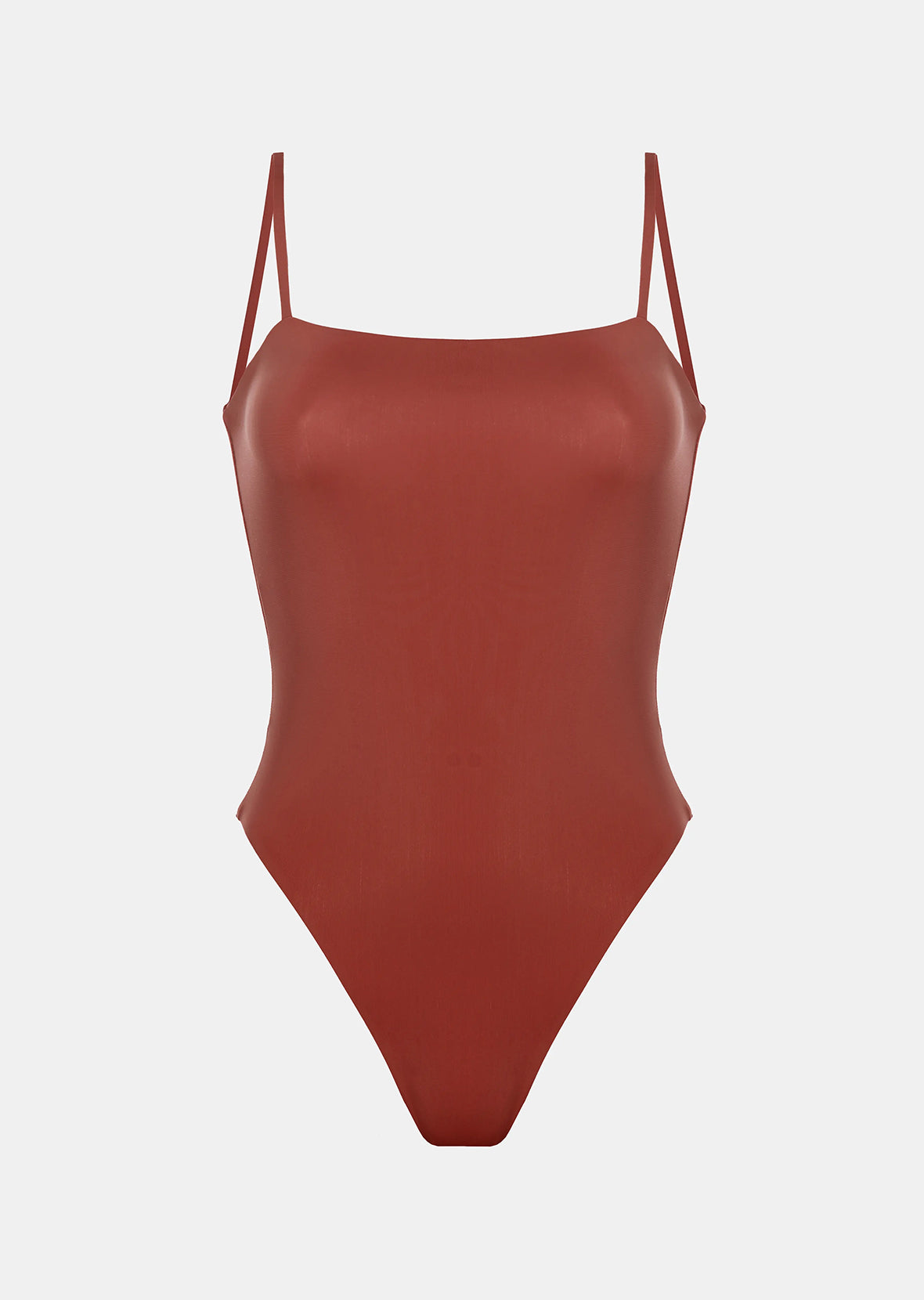 THIN STRAPS ONE-PIECE SWIMSUIT