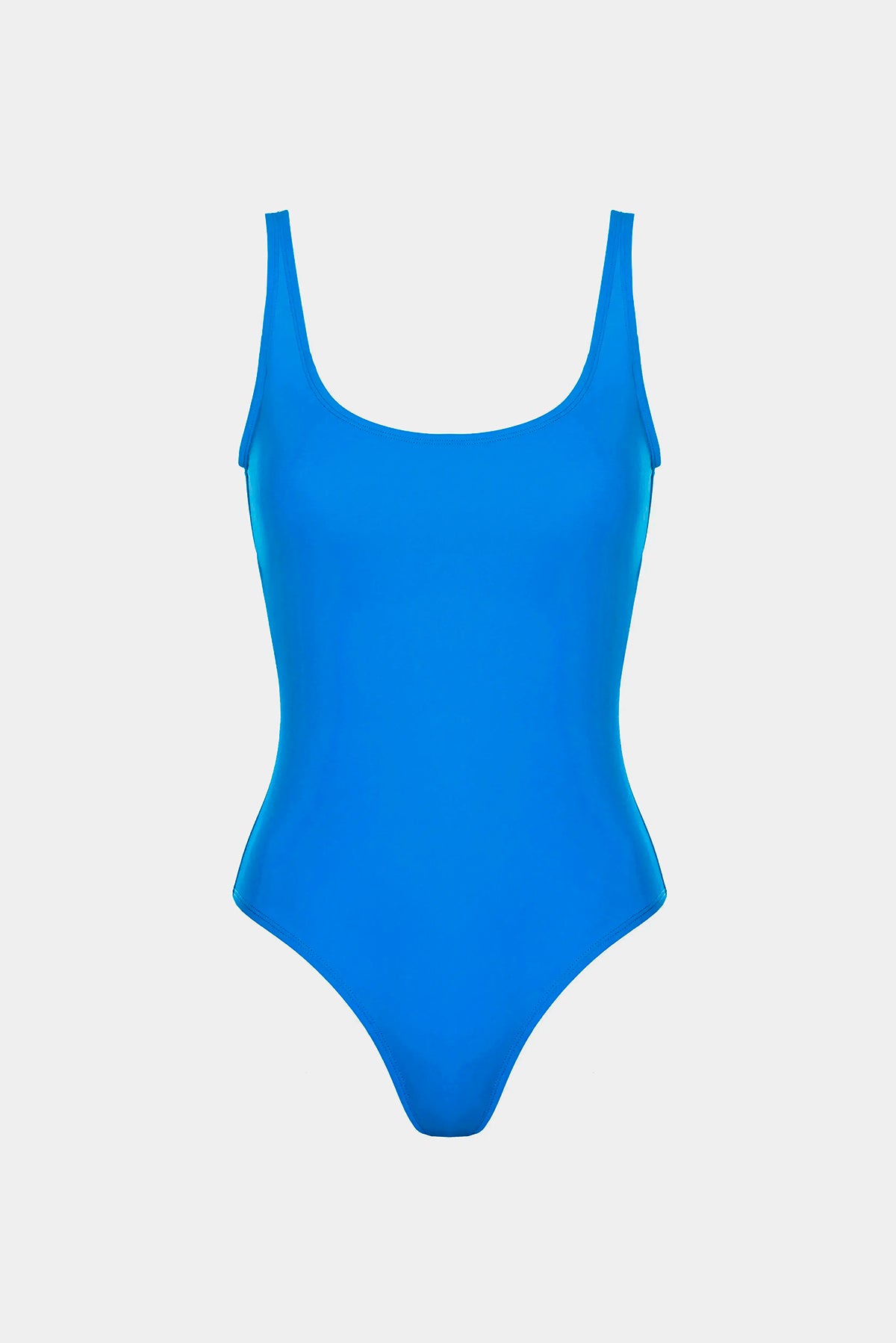 WIDE STRAPS ONE-PIECE SWIMSUIT