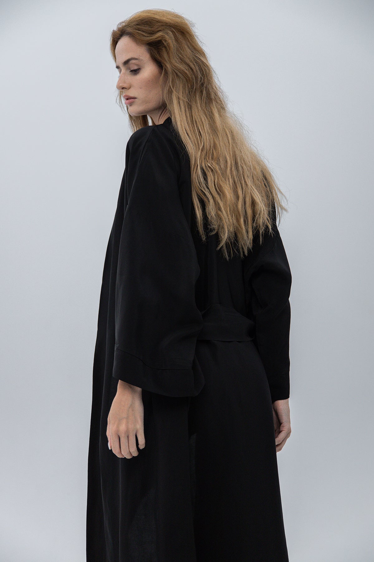 CHINESE STYLE KIMONO WITH PATTERN MAXI