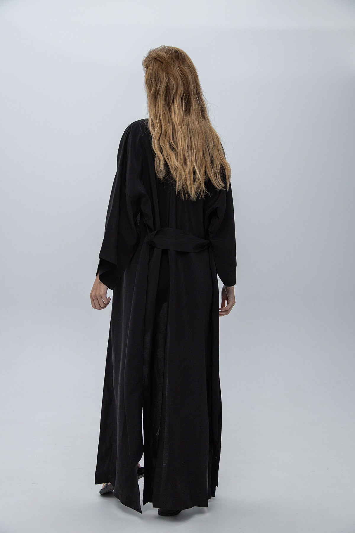 CHINESE STYLE KIMONO WITH PATTERN MAXI