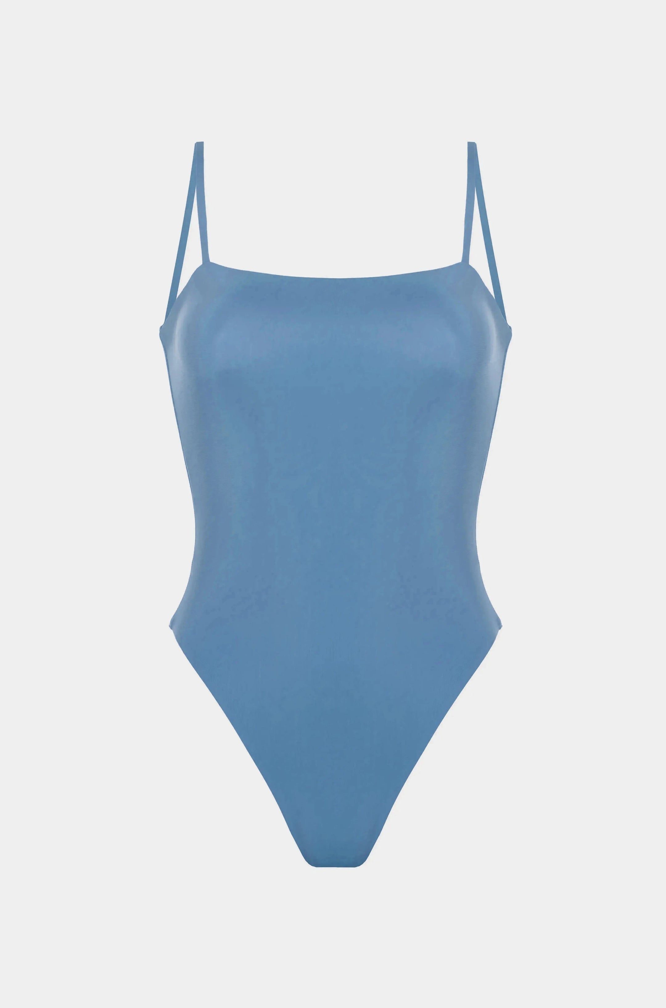 THIN STRAPS ONE-PIECE SWIMSUIT