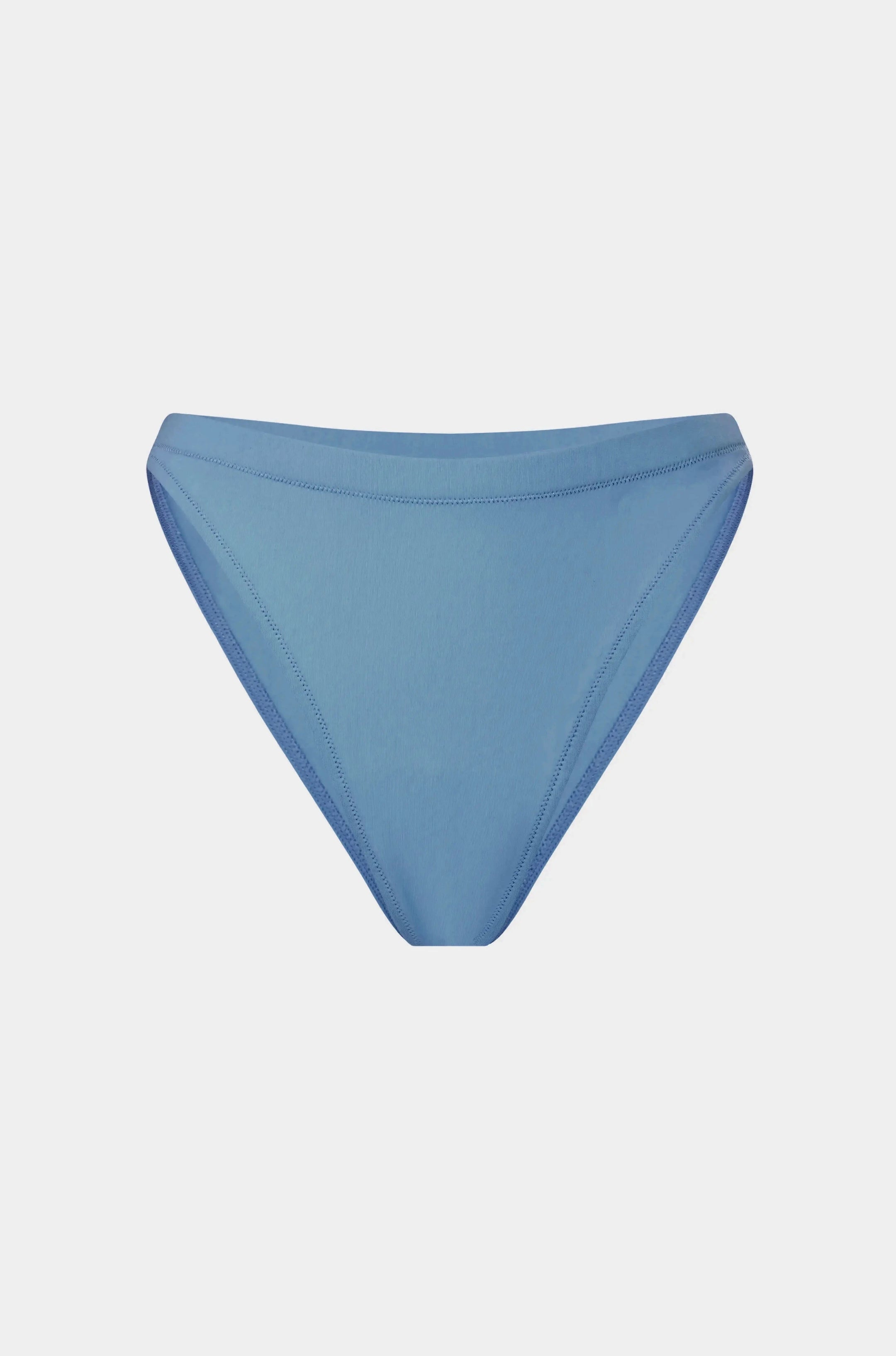 HIGH WAIST BIKINI BOTTOMS WITH ELASTIC