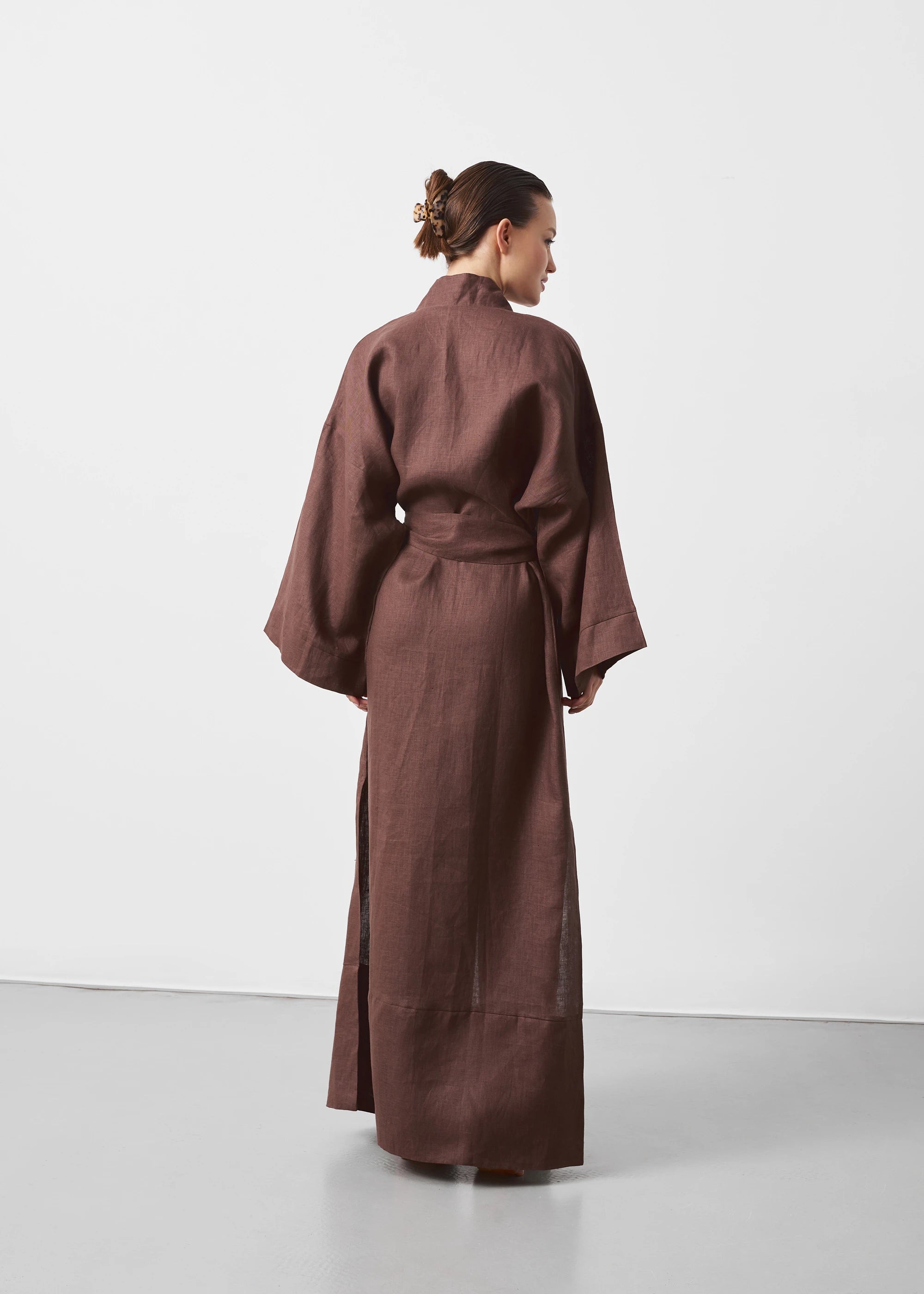 LINEN KIMONO MAXI