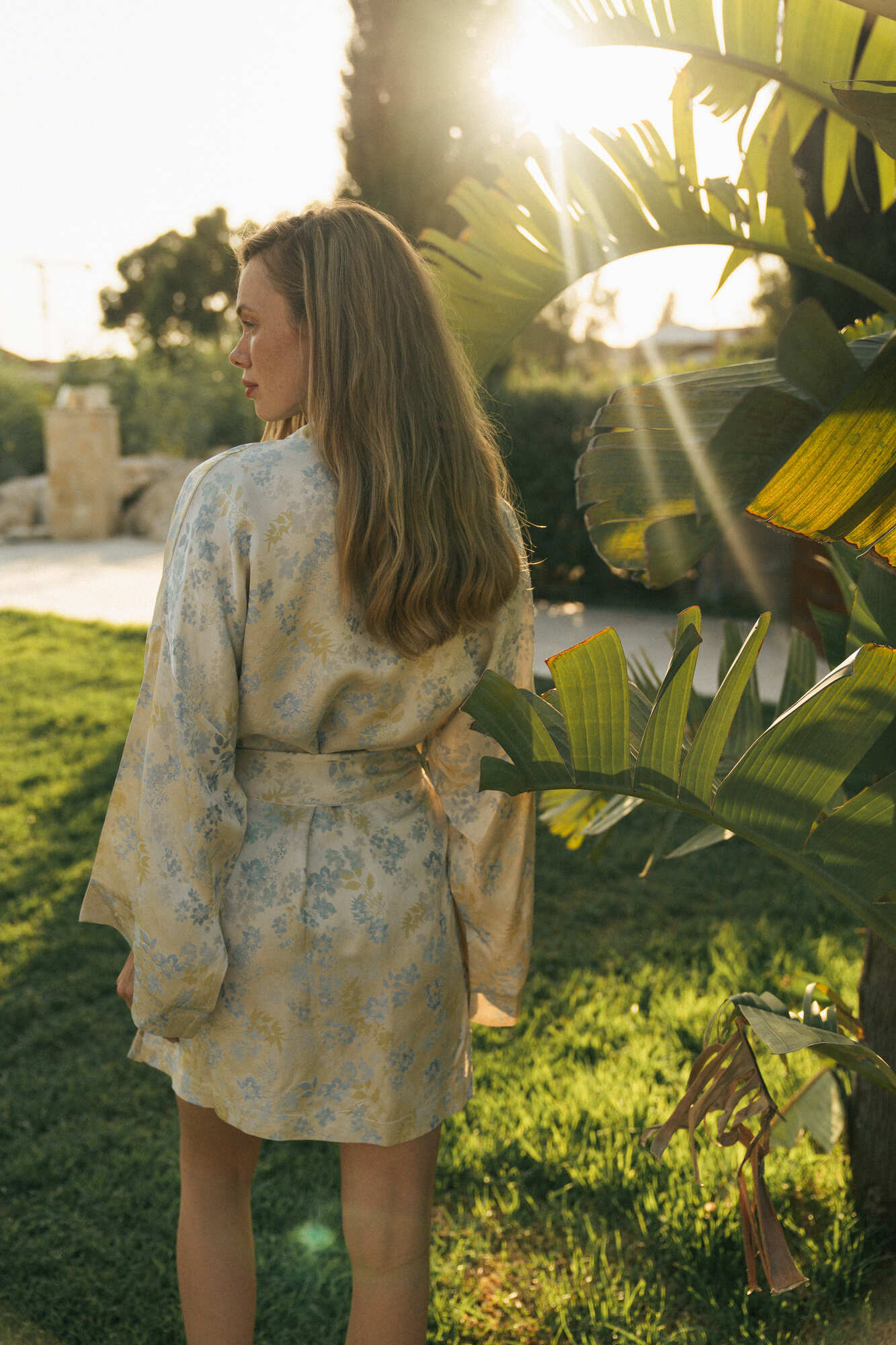 CHINESE STYLE KIMONO WITH PATTERN MINI