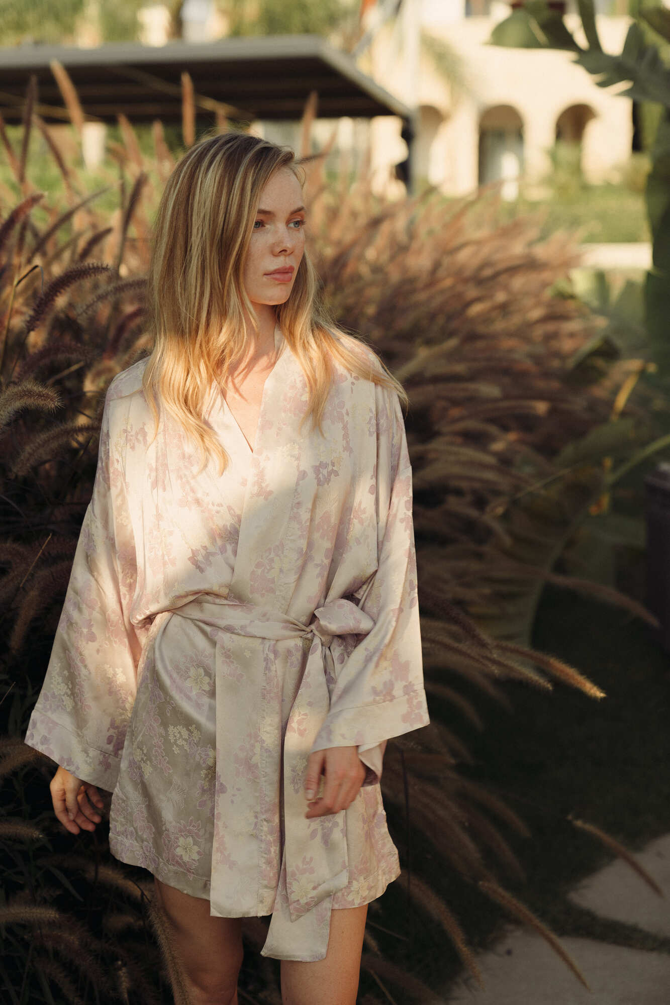 CHINESE STYLE KIMONO WITH PATTERN MINI