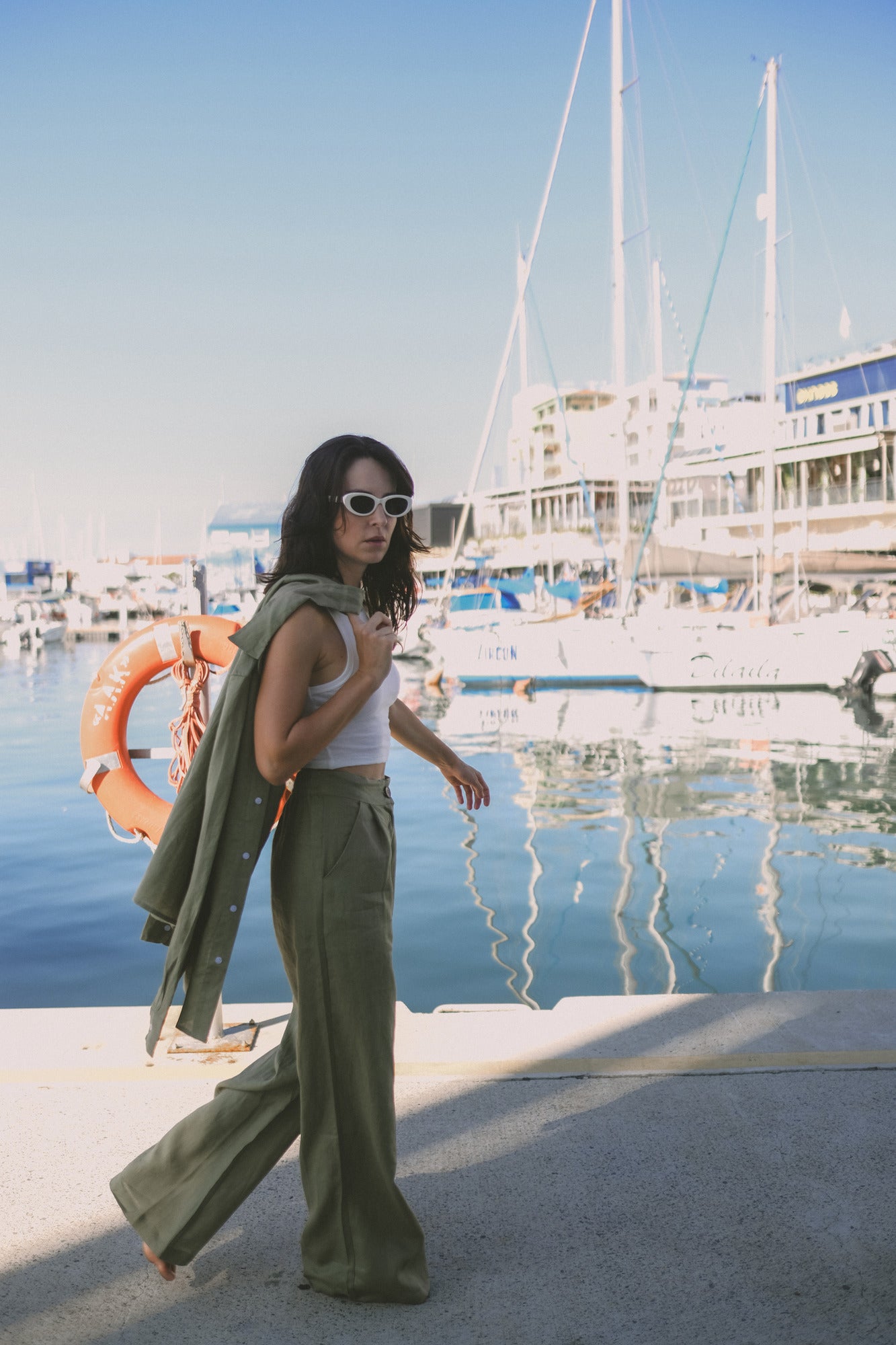 CLASSIC LINEN TROUSERS