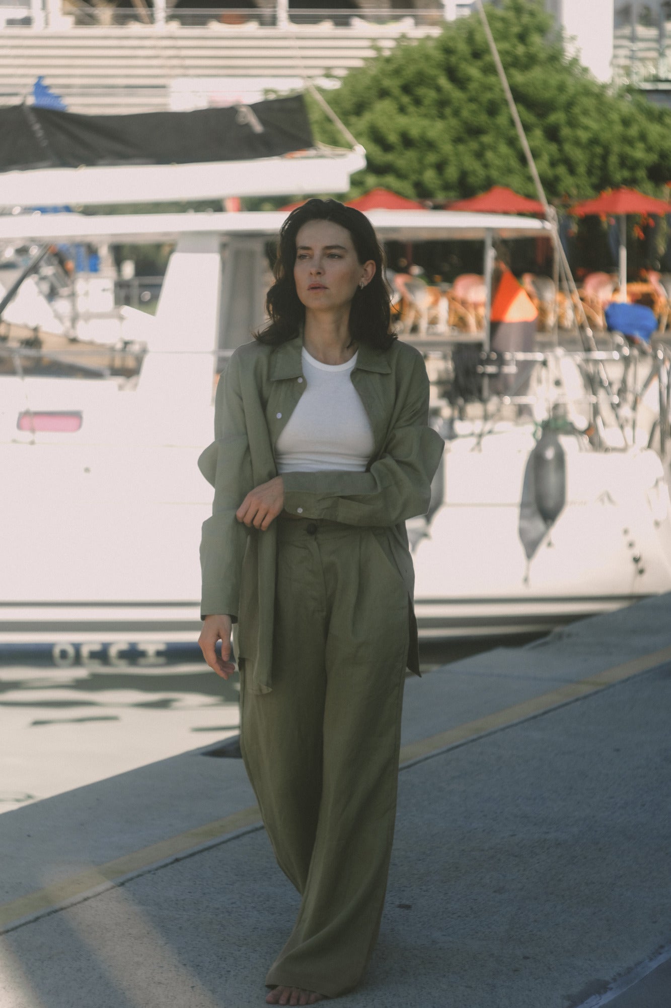 CLASSIC LINEN TROUSERS