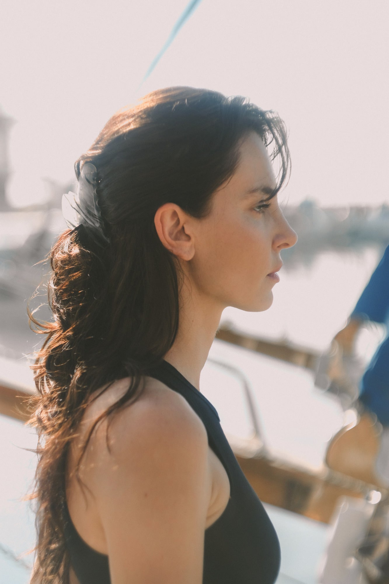 RIBBED CROPPED T-SHIRT