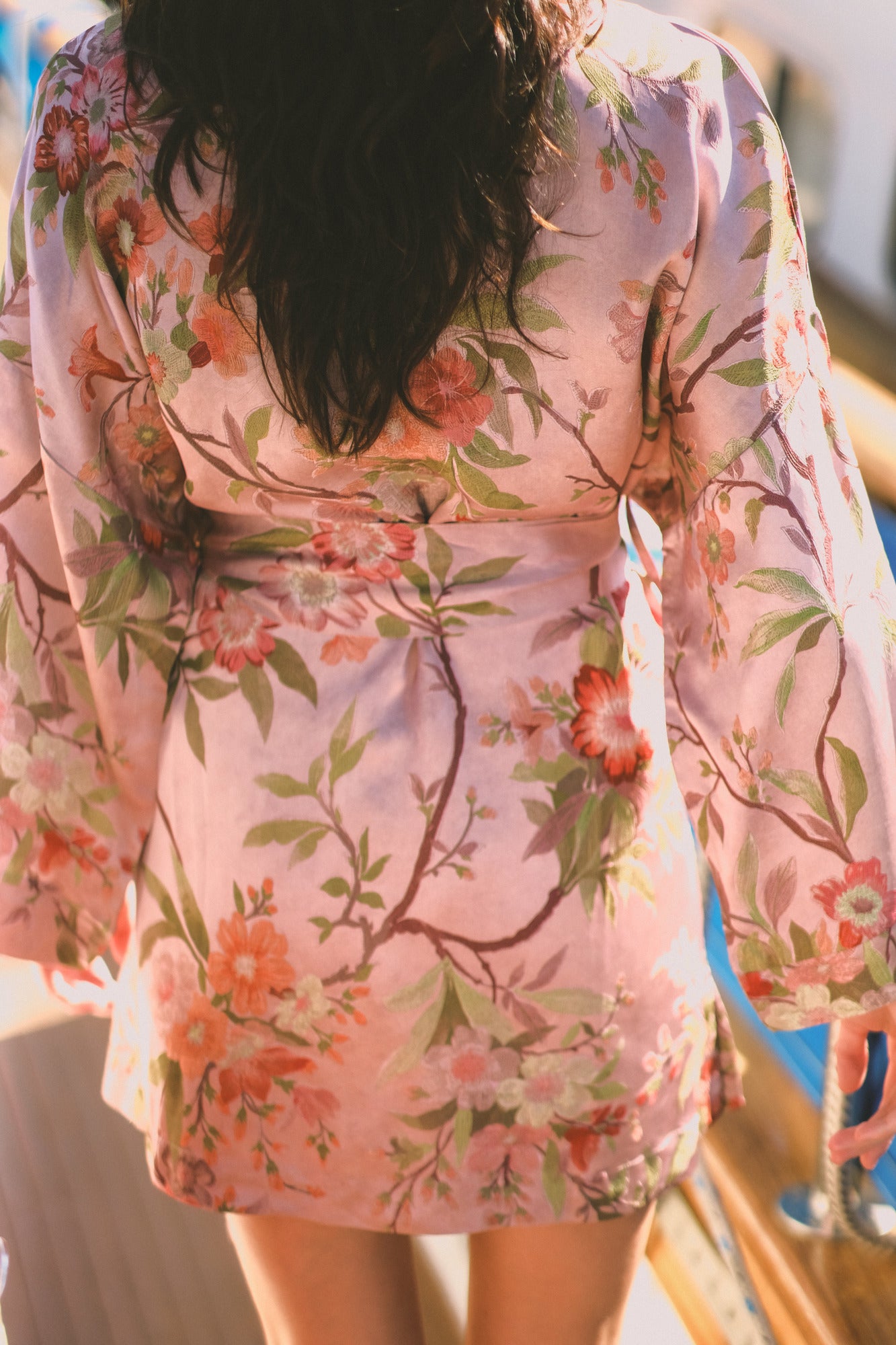 CHINESE STYLE KIMONO WITH PATTERN MINI