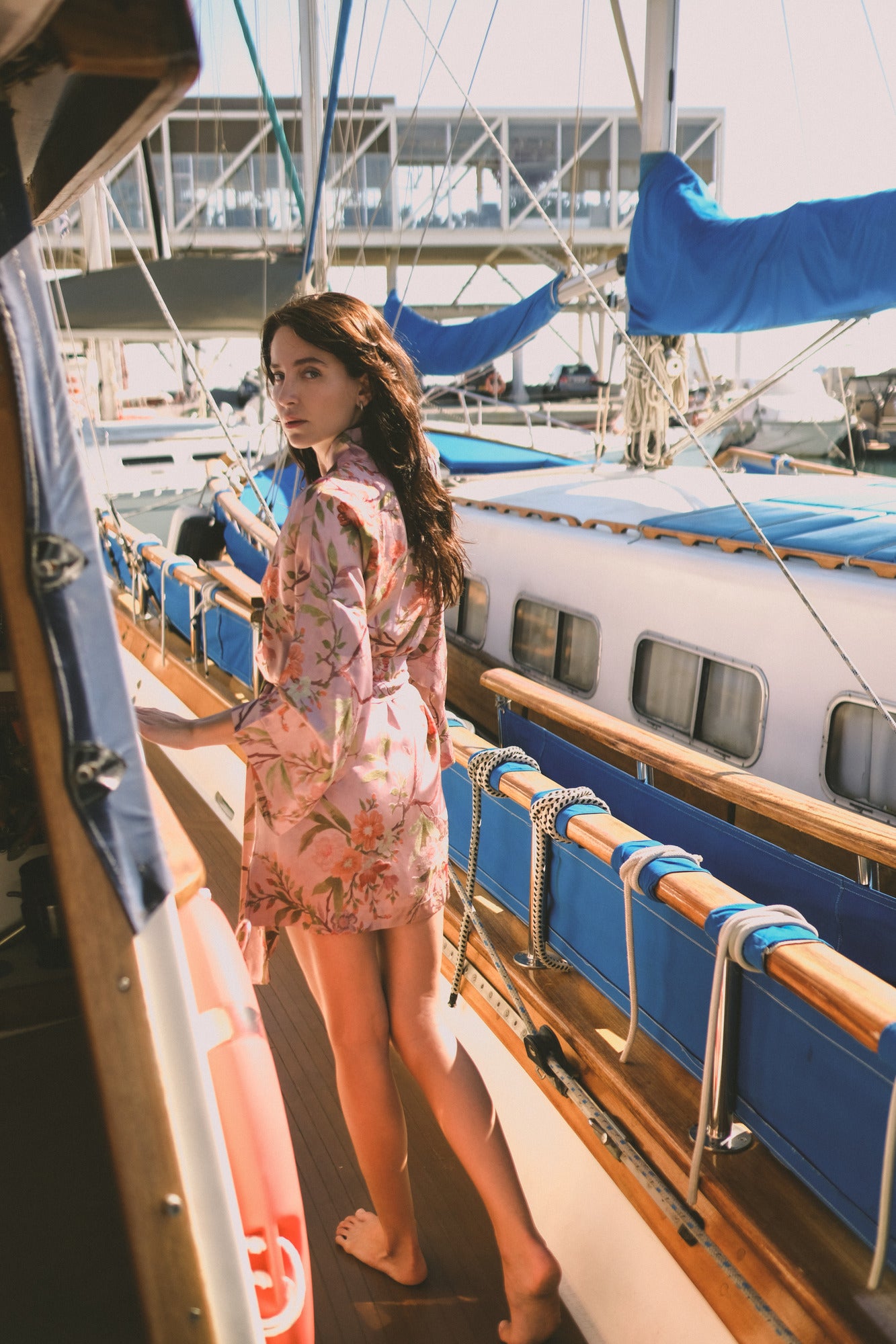 CHINESE STYLE KIMONO WITH PATTERN MINI