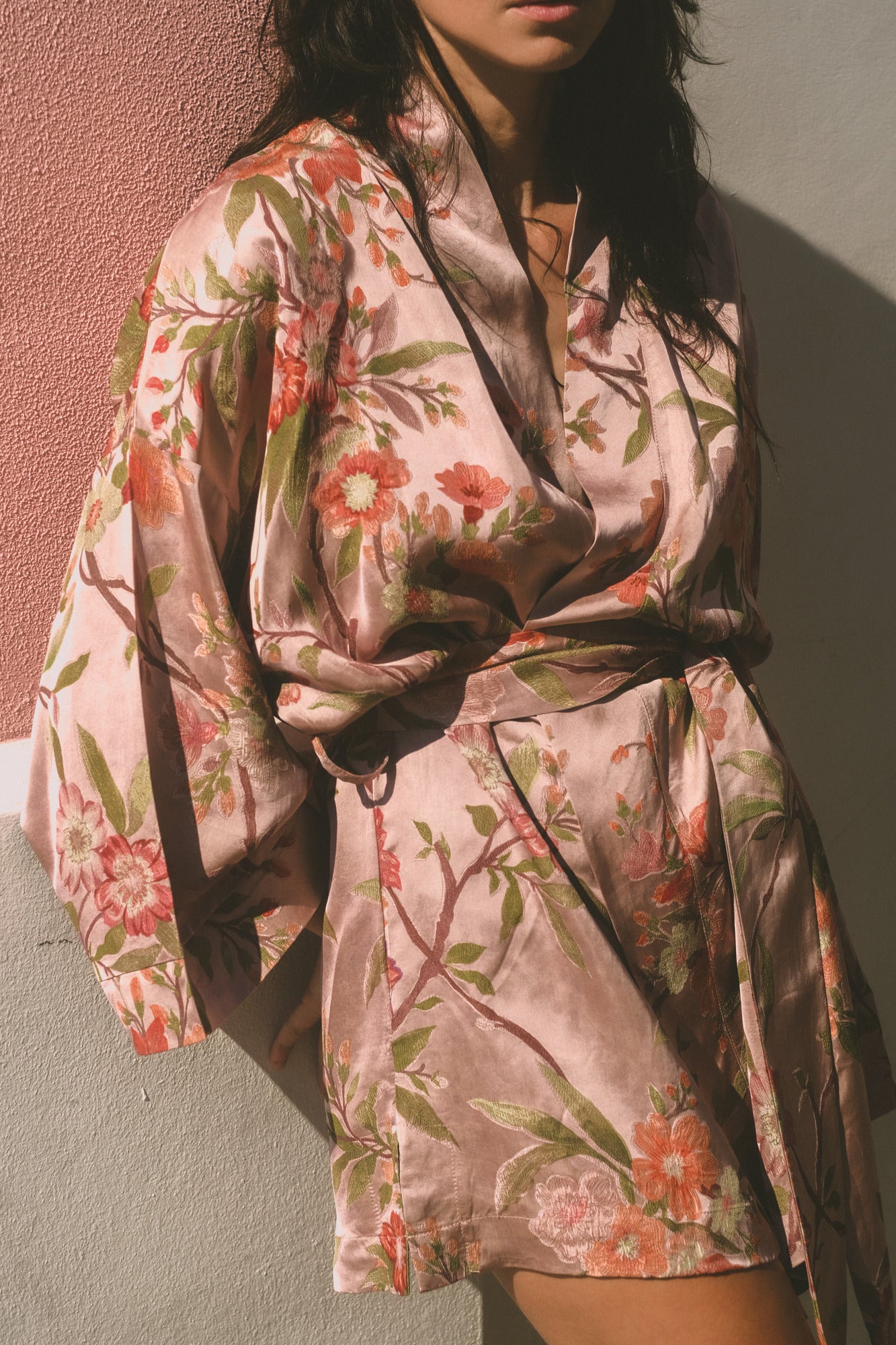 CHINESE STYLE KIMONO WITH PATTERN MINI