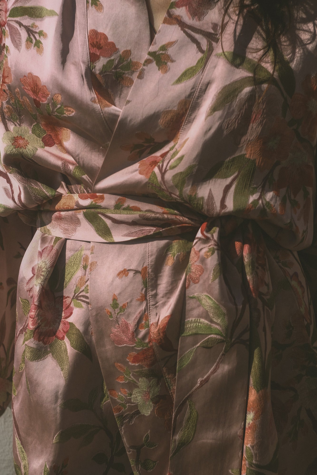 CHINESE STYLE KIMONO WITH PATTERN MINI