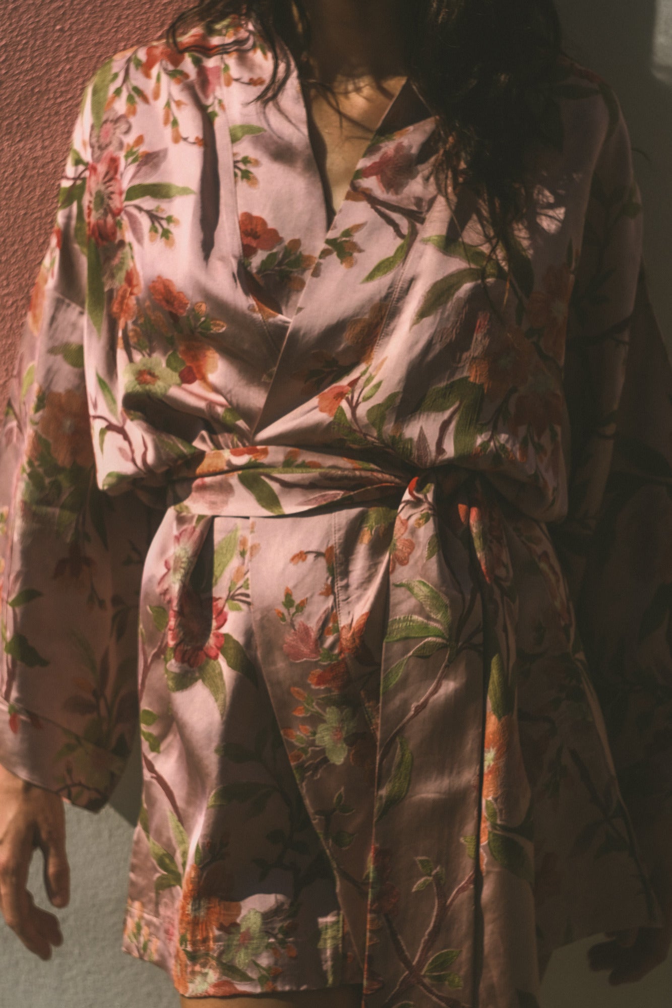 CHINESE STYLE KIMONO WITH PATTERN MINI