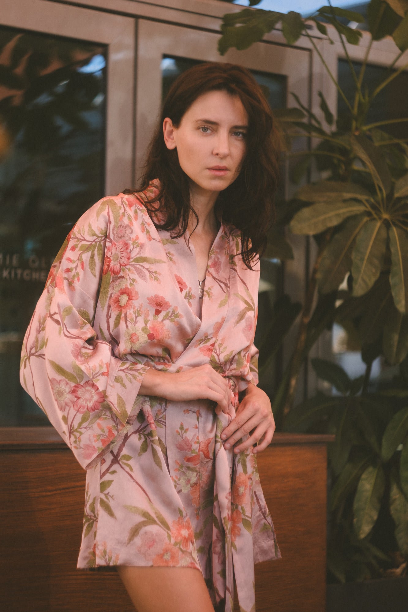 CHINESE STYLE KIMONO WITH PATTERN MINI