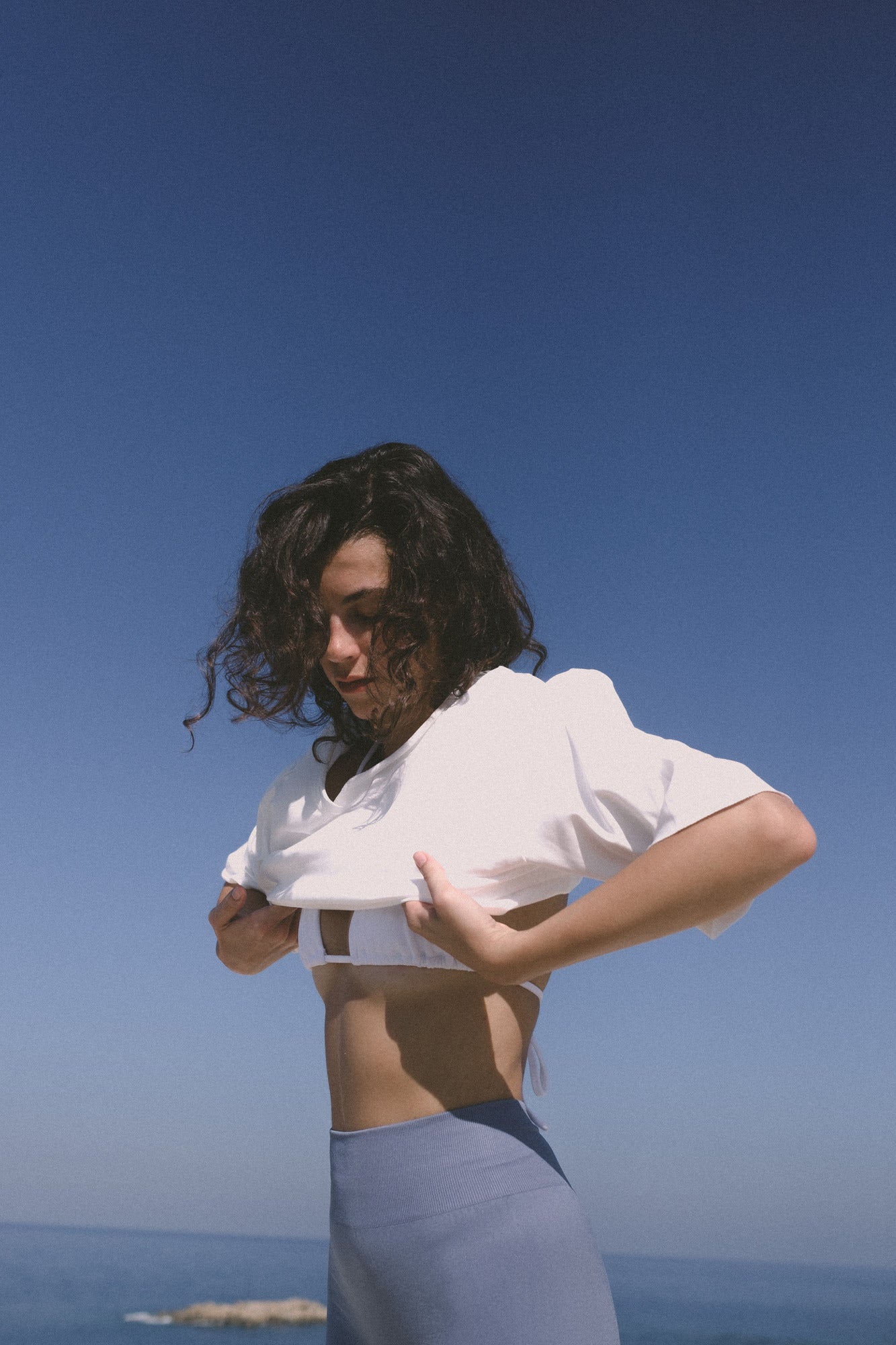 LOOSE CROPPED T-SHIRT