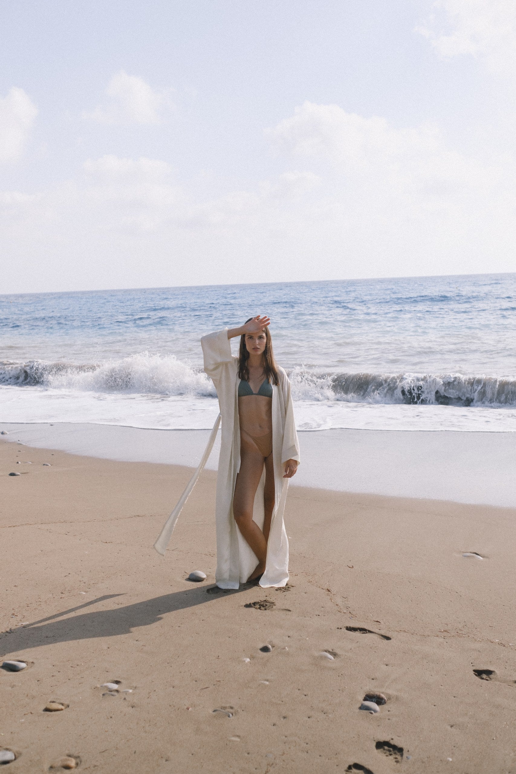 CHINESE STYLE KIMONO WITH PATTERN MAXI