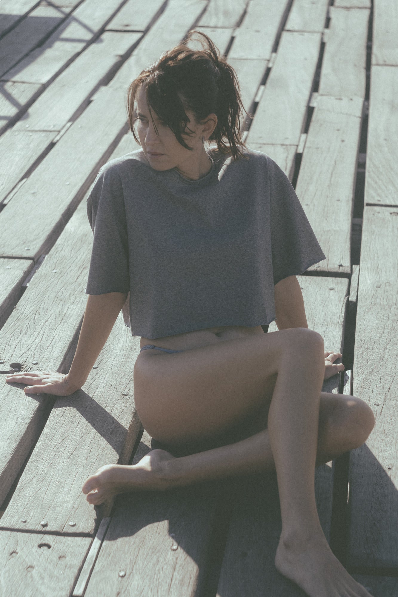 LOOSE CROPPED T-SHIRT