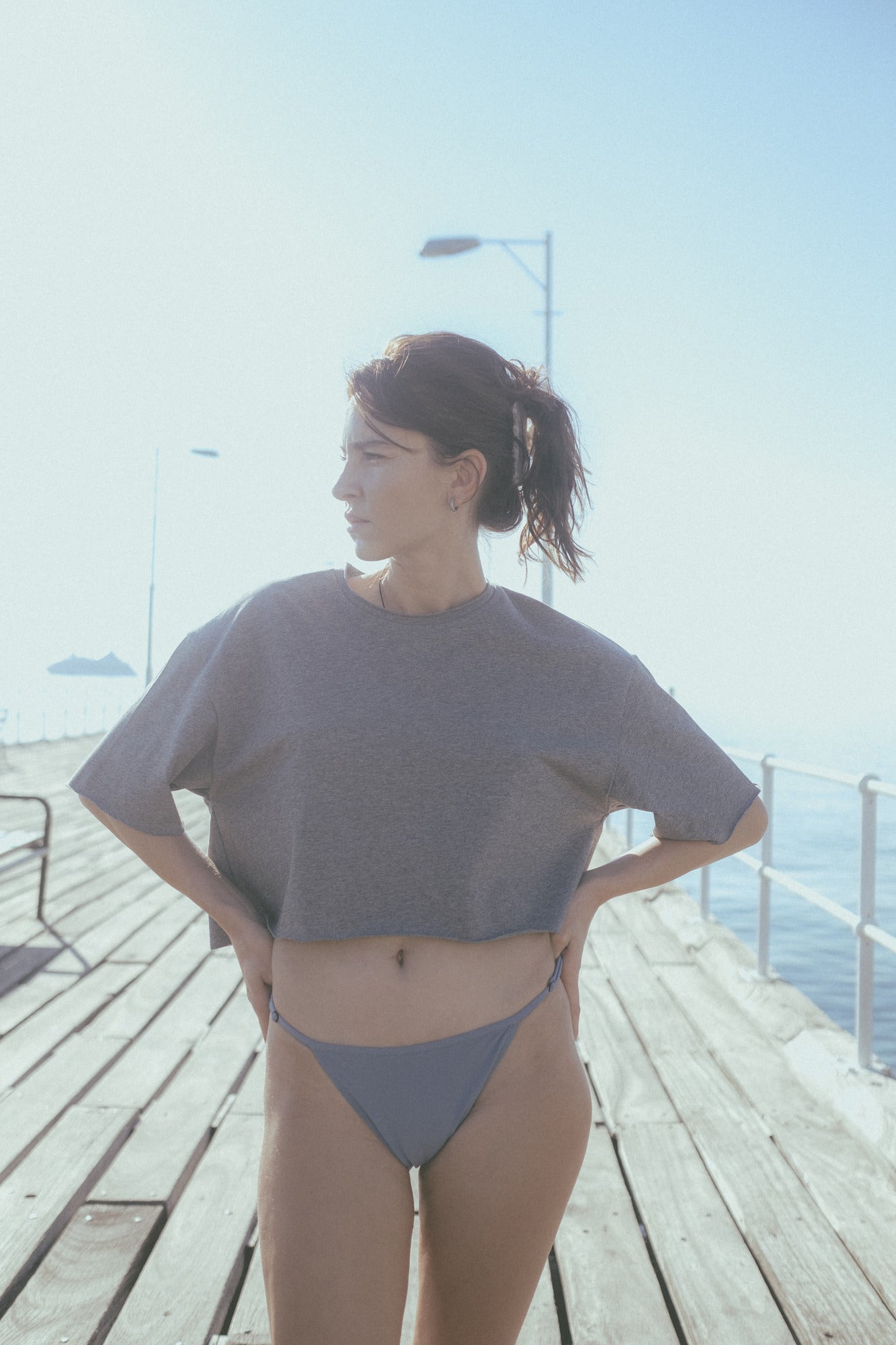 LOOSE CROPPED T-SHIRT