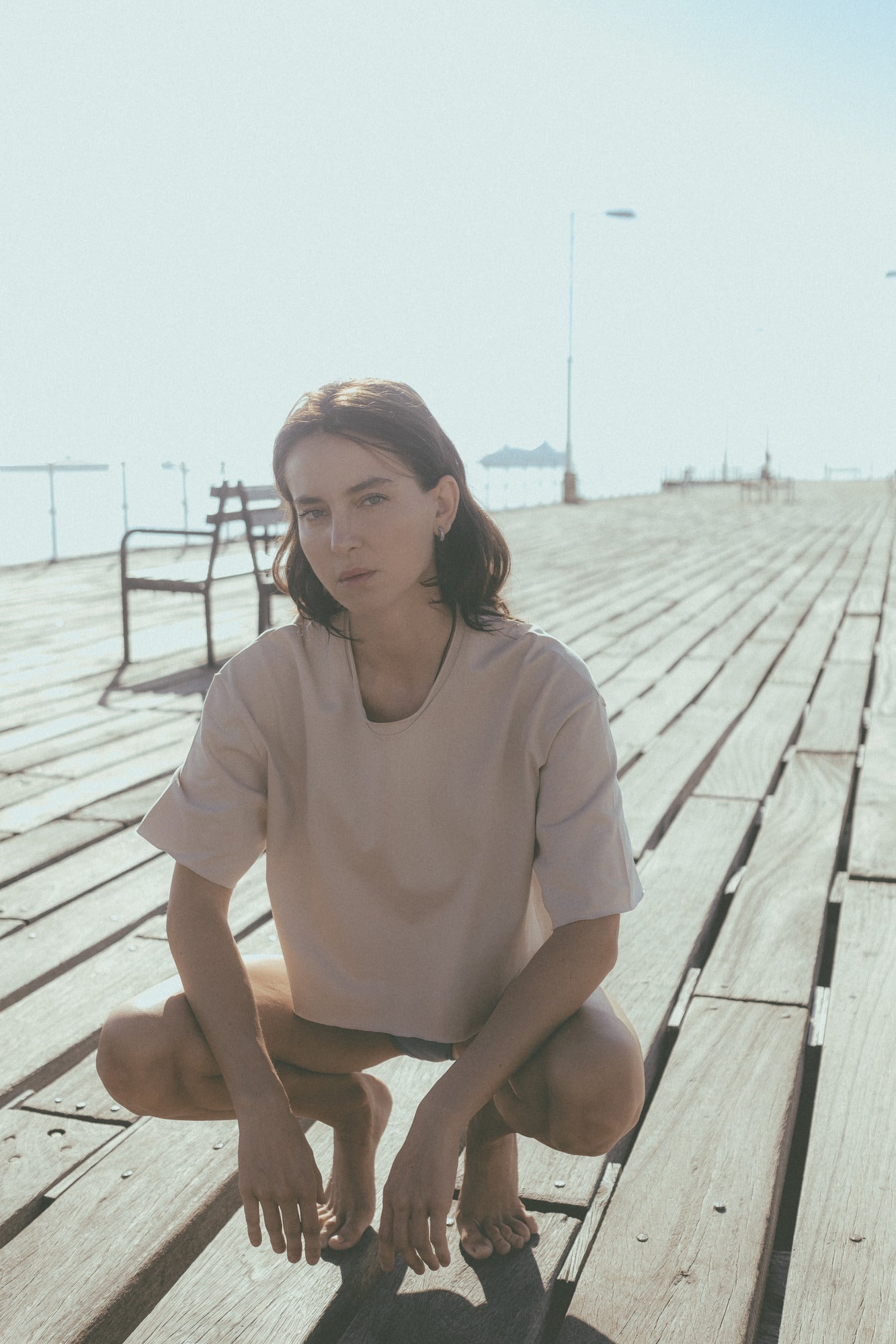 LOOSE CROPPED T-SHIRT