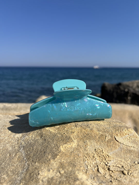 LARGE CRABBIE CLIPPER AQUAMARINE