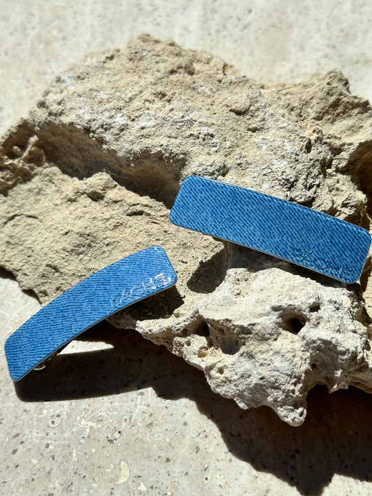 SMALL HAIR CLIPS JEANS