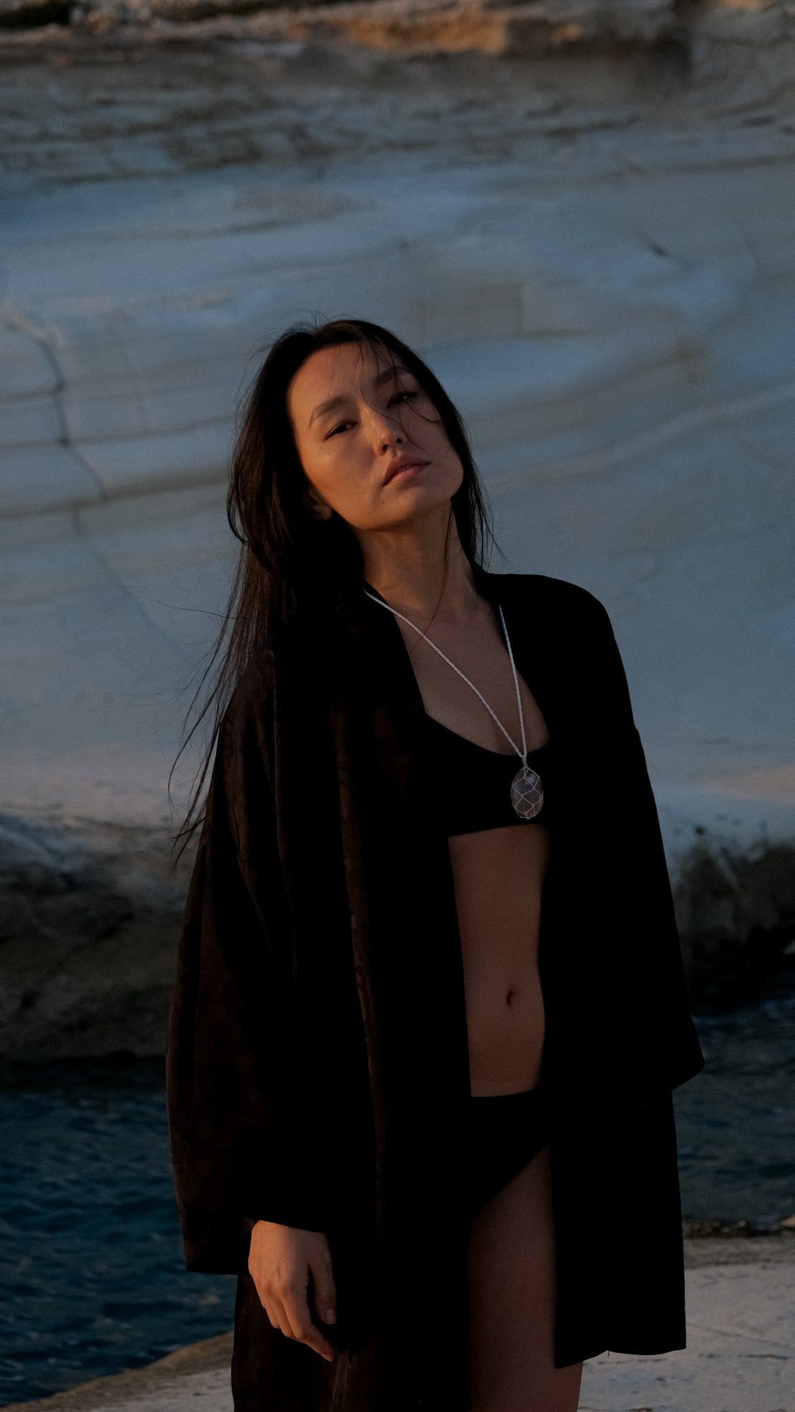 CHINESE STYLE KIMONO WITH PATTERN MINI