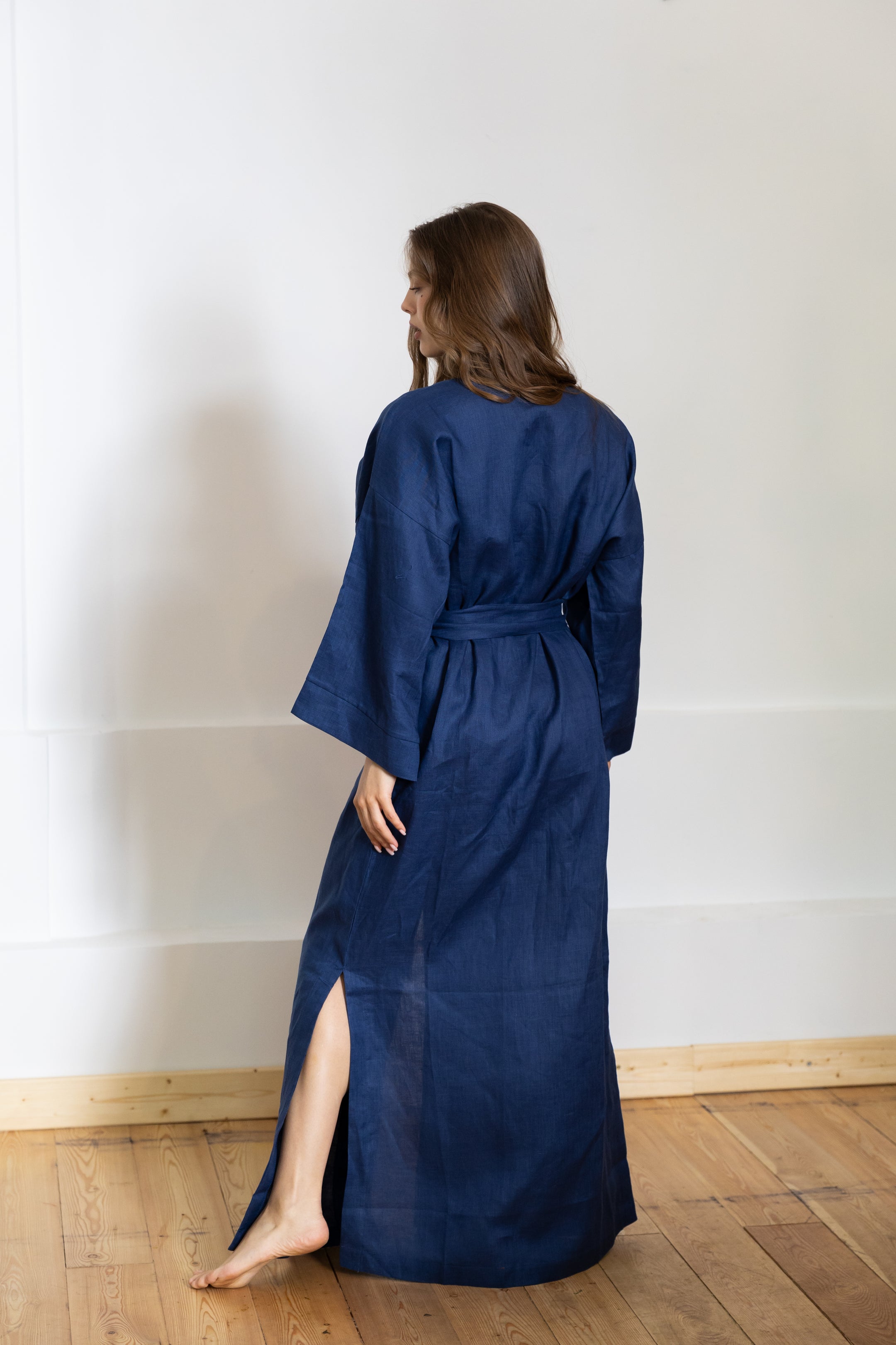 LINEN KIMONO MAXI