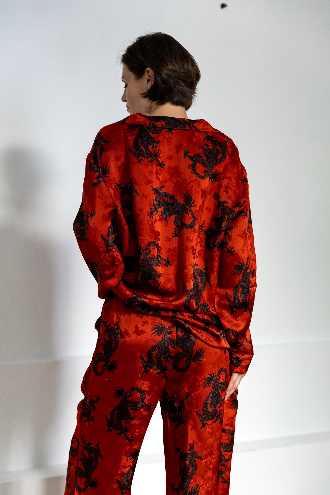 CHINESE STYLE BLOUSE WITH PATTERNS