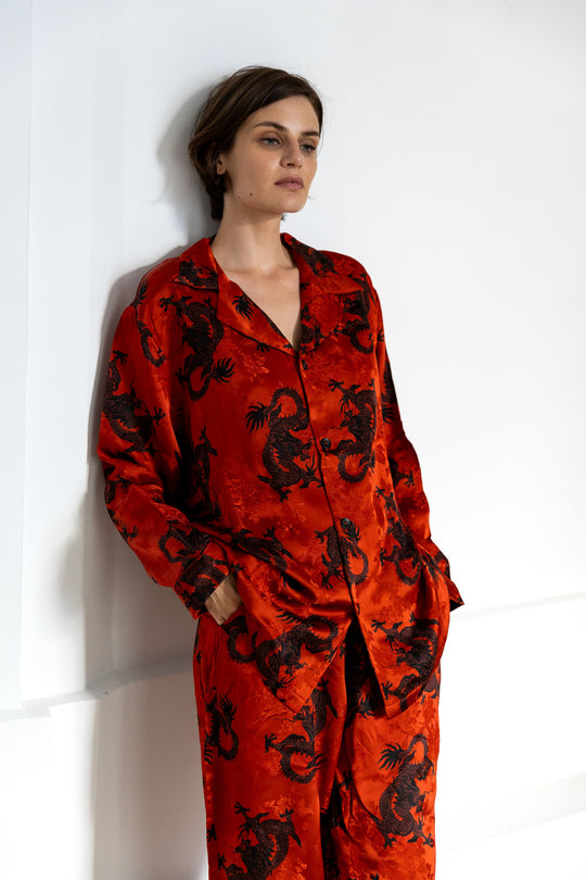 CHINESE STYLE BLOUSE WITH PATTERNS