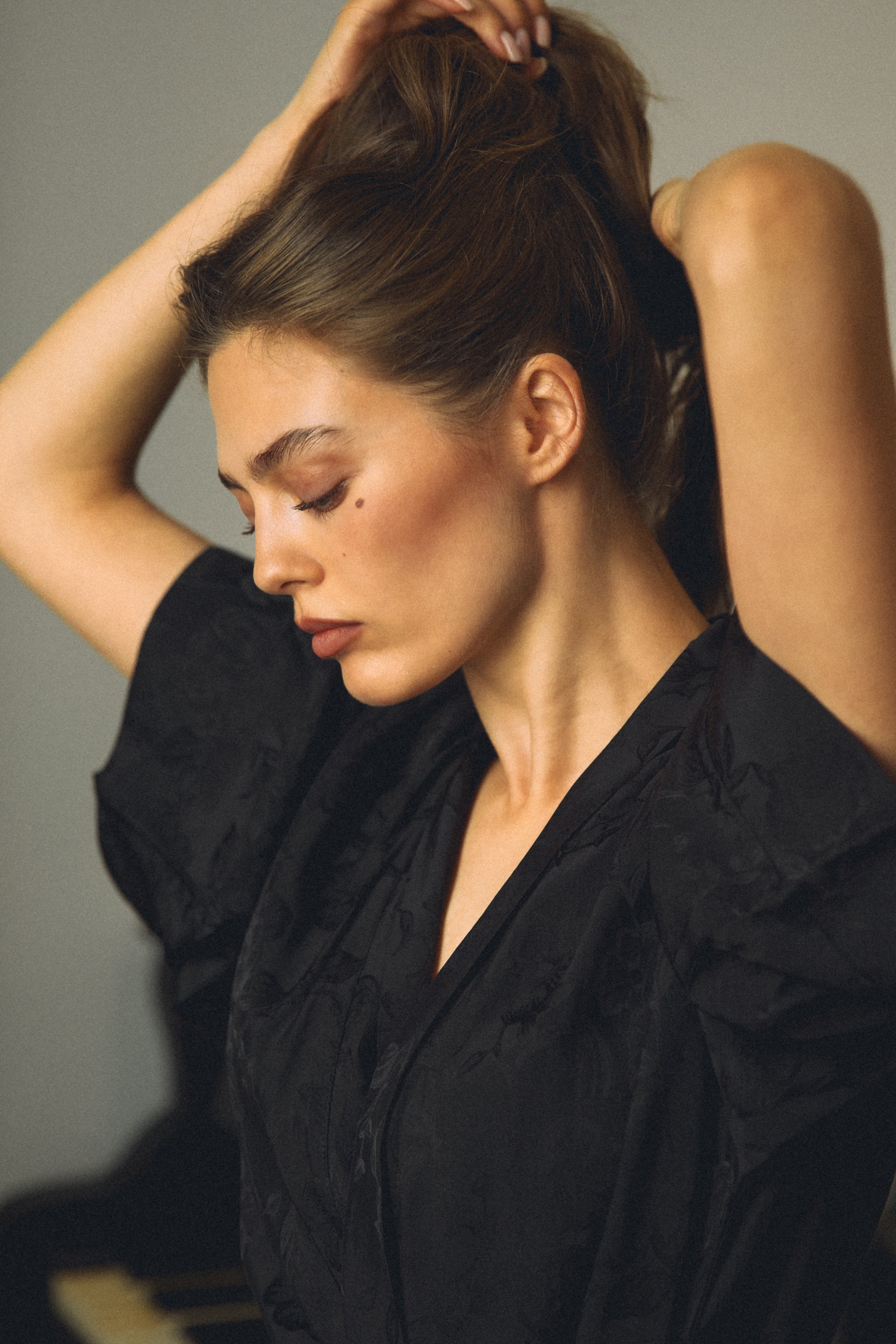 CHINESE STYLE KIMONO WITH PATTERN MAXI